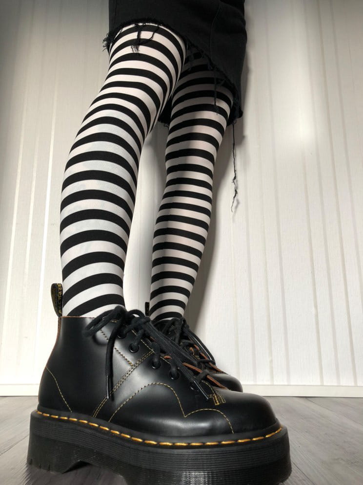 Collants rayés - Sorcière