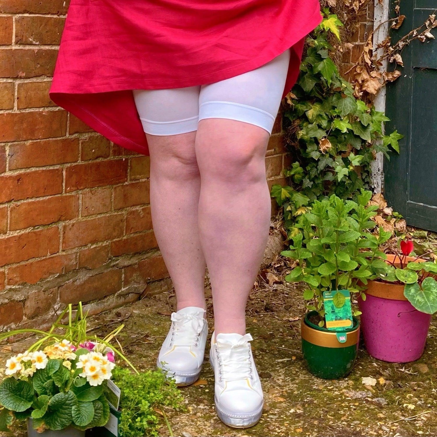 Stay Cool Chub Rub Shorts - Blanc