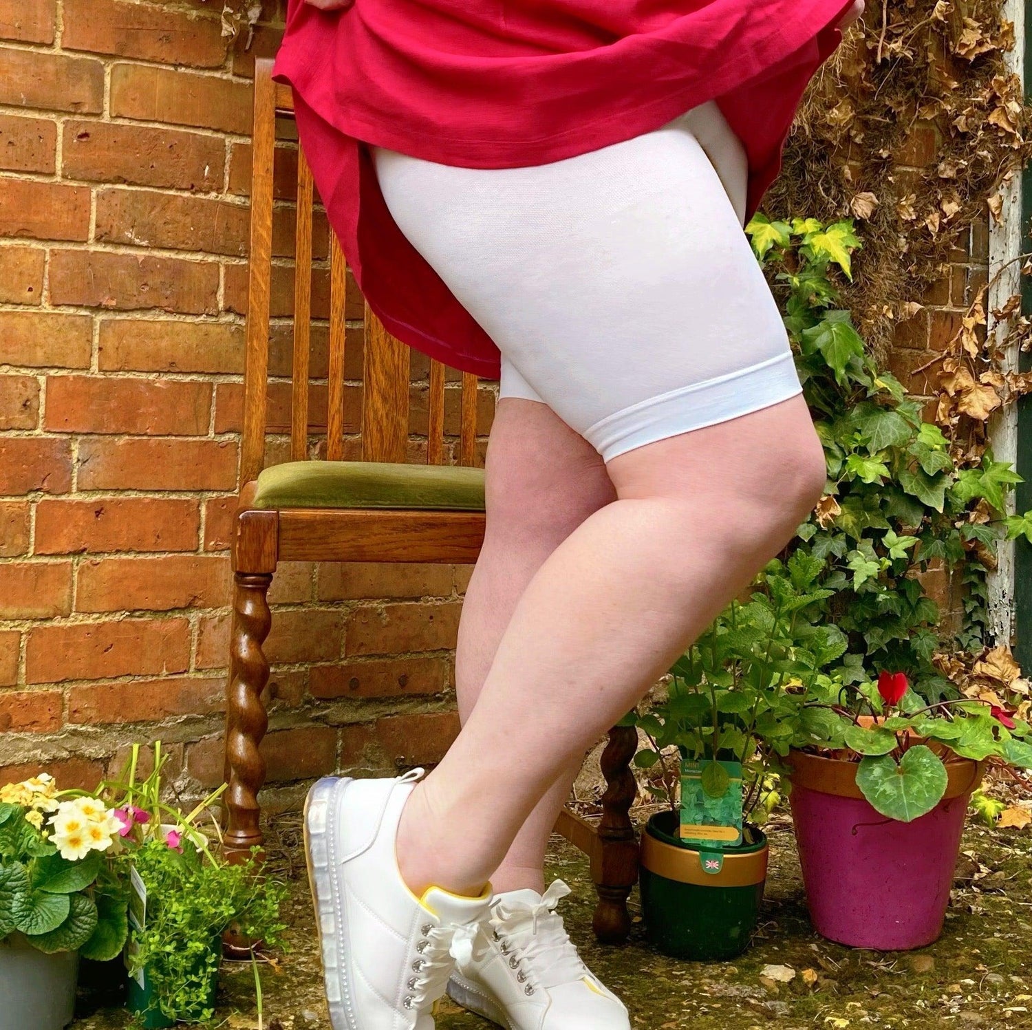 Stay Cool Chub Rub Shorts - Blanc