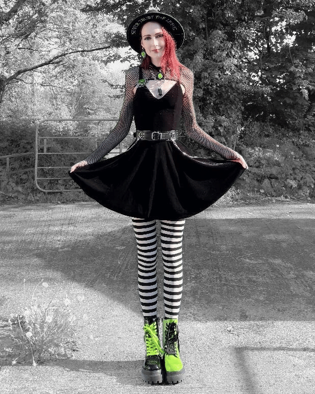 Striped Tights - Witch