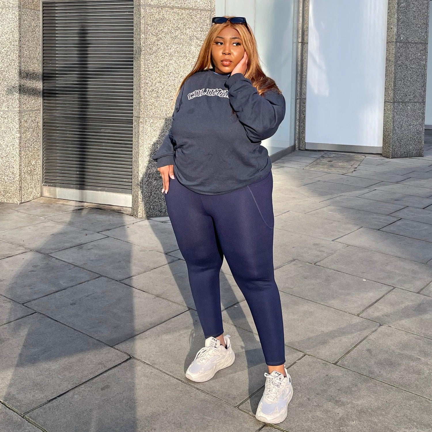 Squat Proof Short Leggings - Navy