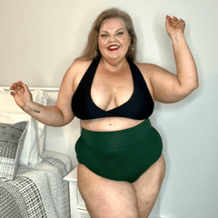 Super High Waist Knickers - Hit the Bottle Green - Snag