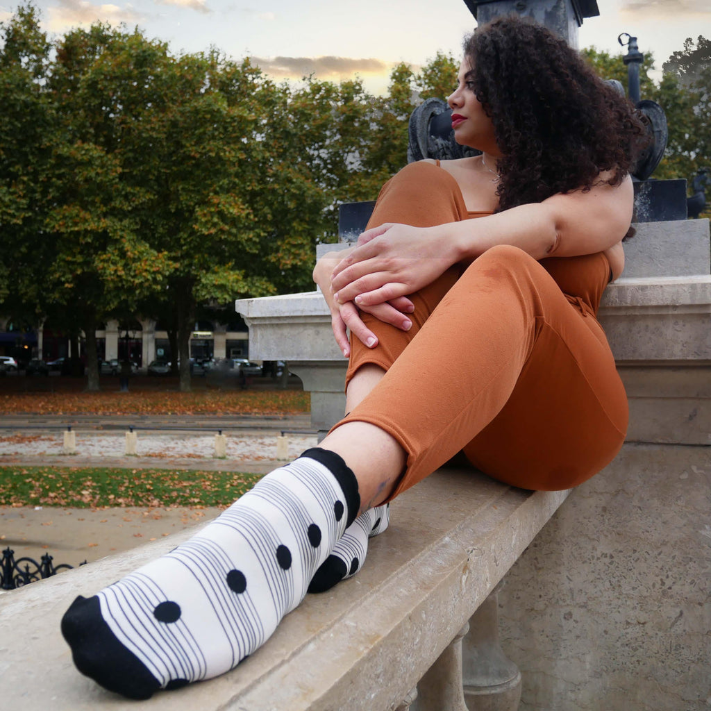 Socks - Ankle Sock Wafer - Black