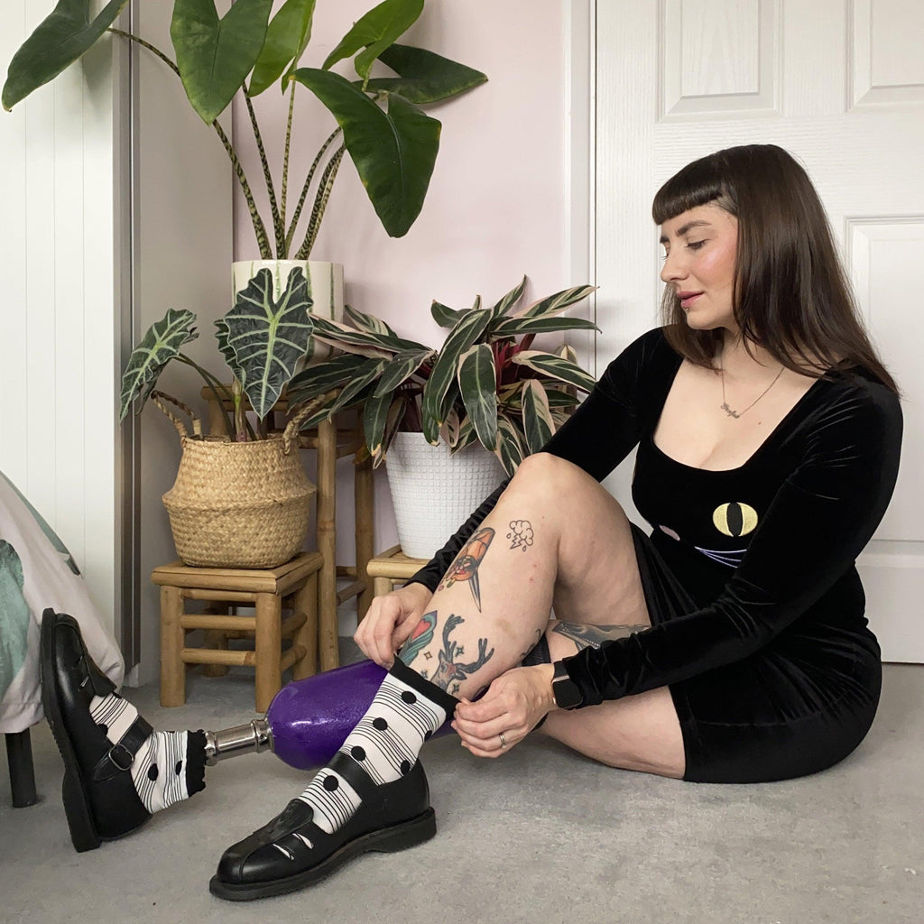 Socks - Ankle Sock Wafer - Black