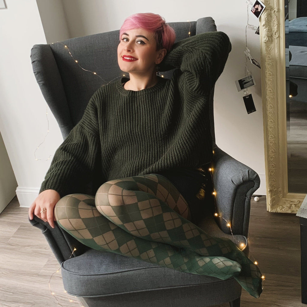 Tights - 40 Denier Diamonds - Hit The Bottle