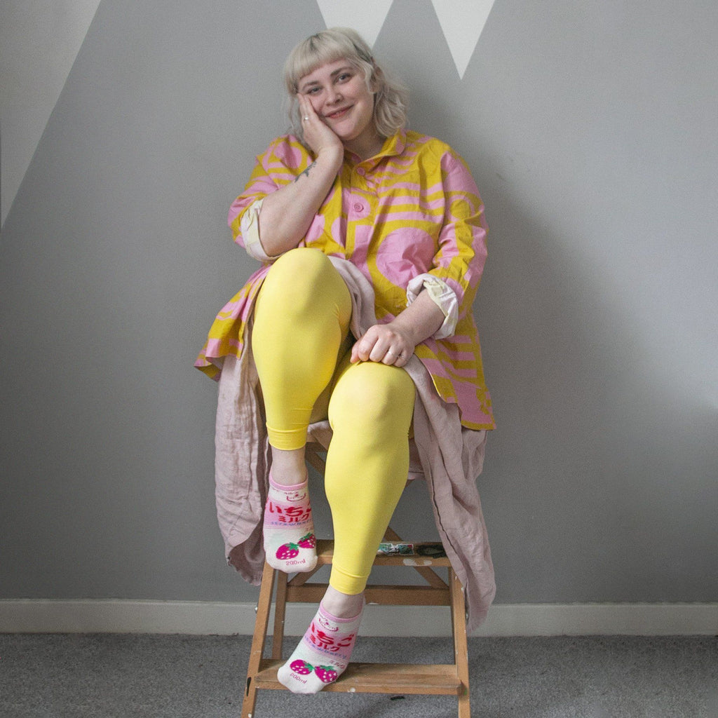 60 Denier Yellow Tights, Love Lucy Boutique