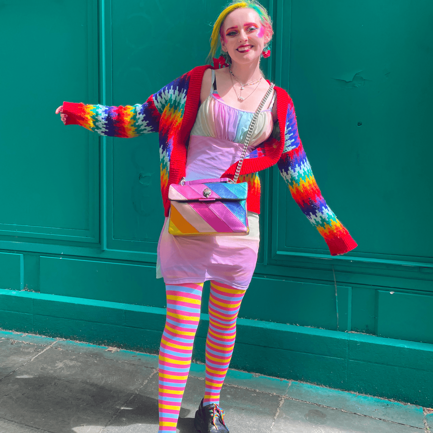 Pride-strømpebukser - Janelle