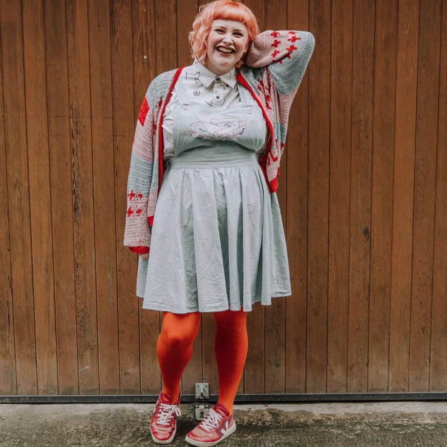 80 denier strømpebukser - Pumpkin Spice