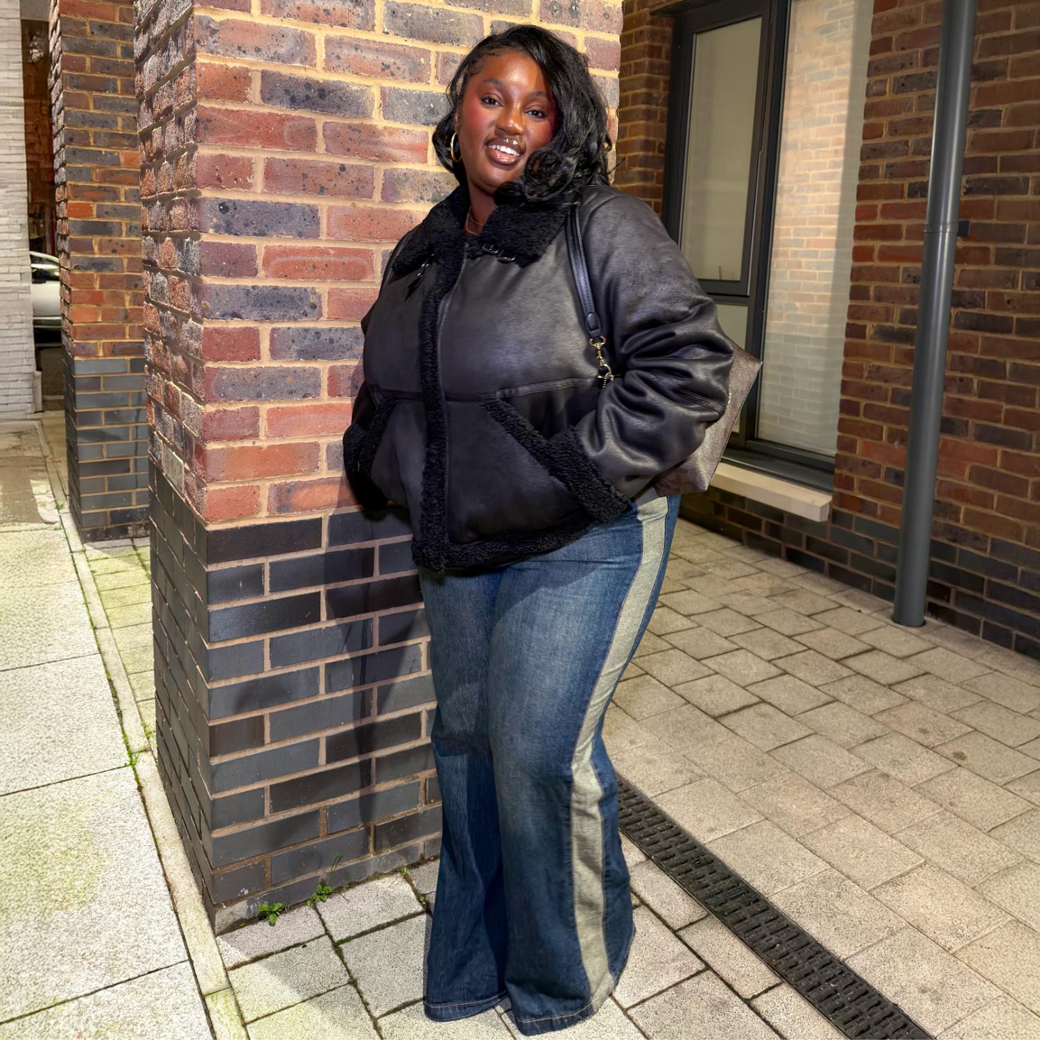 Bessie Aviator-jakke - Sort