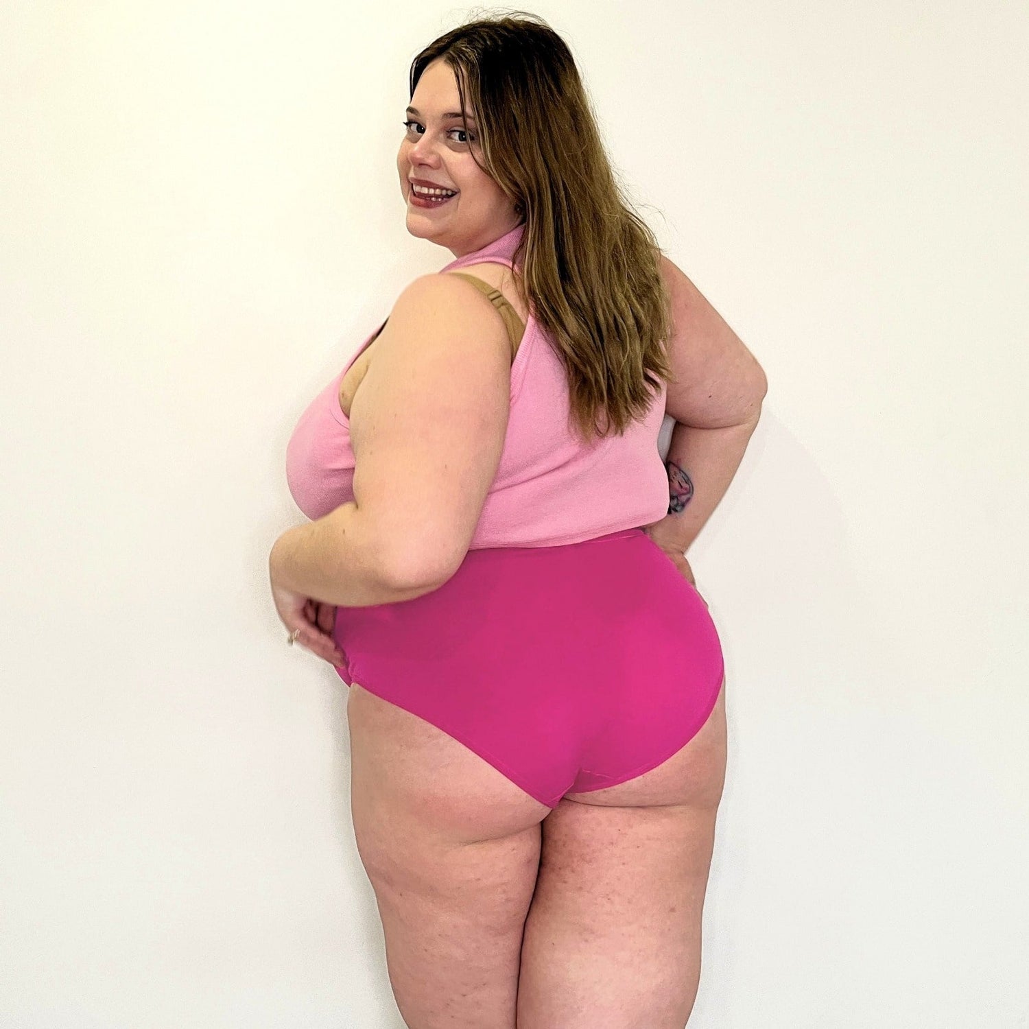 Super højtaljede knickers i økologisk bomuld - Barbara