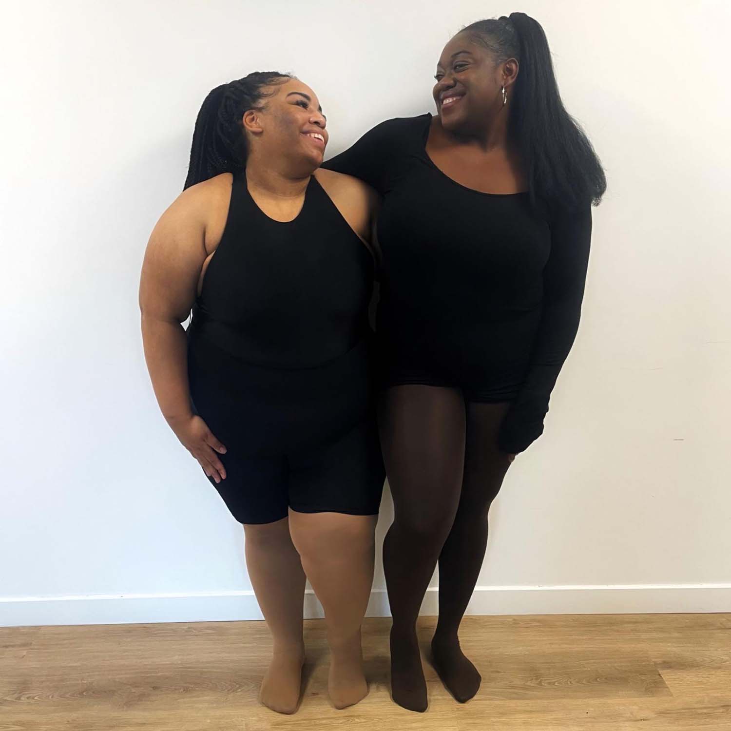 Konvertible dansetights - varm chokolade