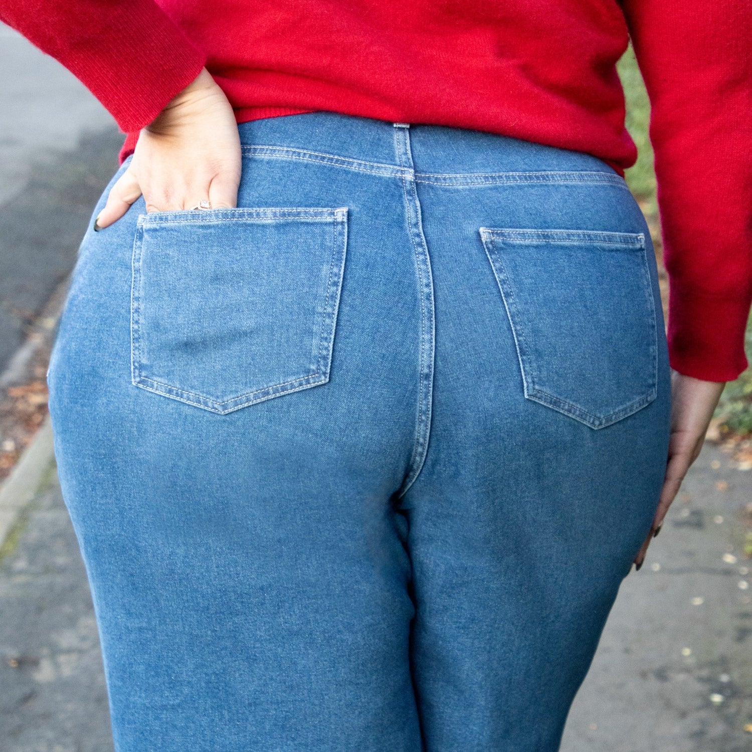 Økologiske jeans med brede ben - Atlantic