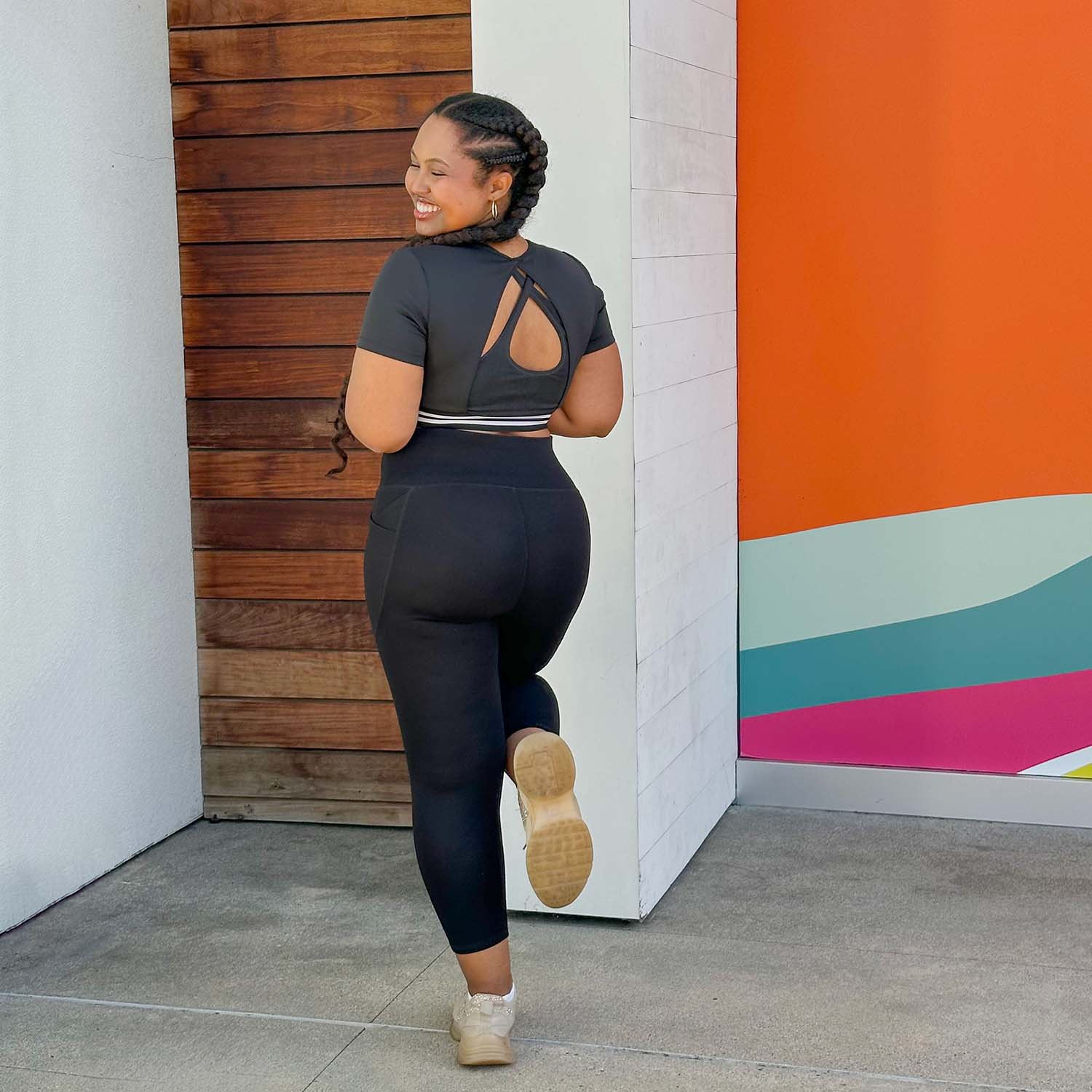 Korte Squat Proof Leggings (V2) - pakke med 2 par