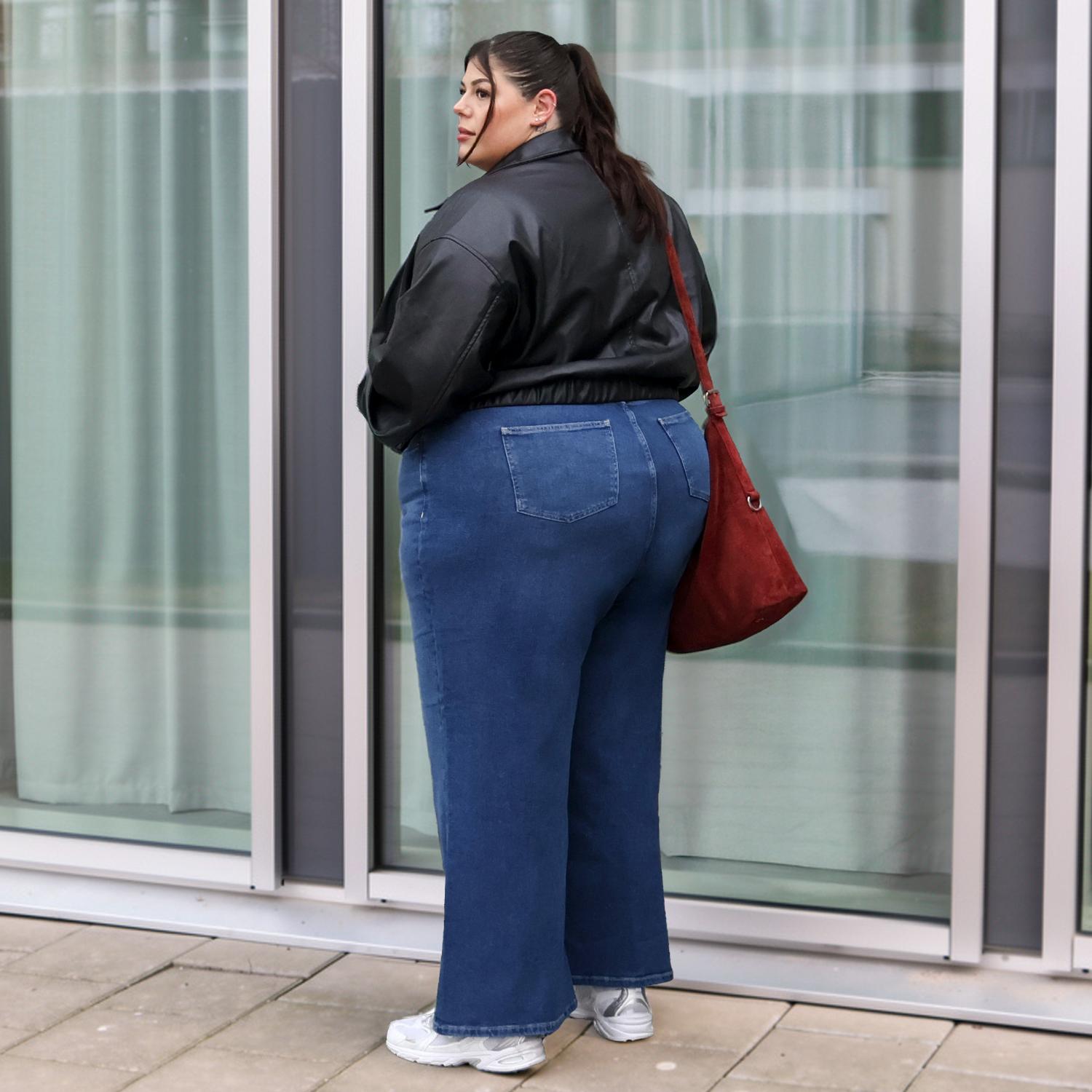 Økologiske jeans med brede ben - Atlantic