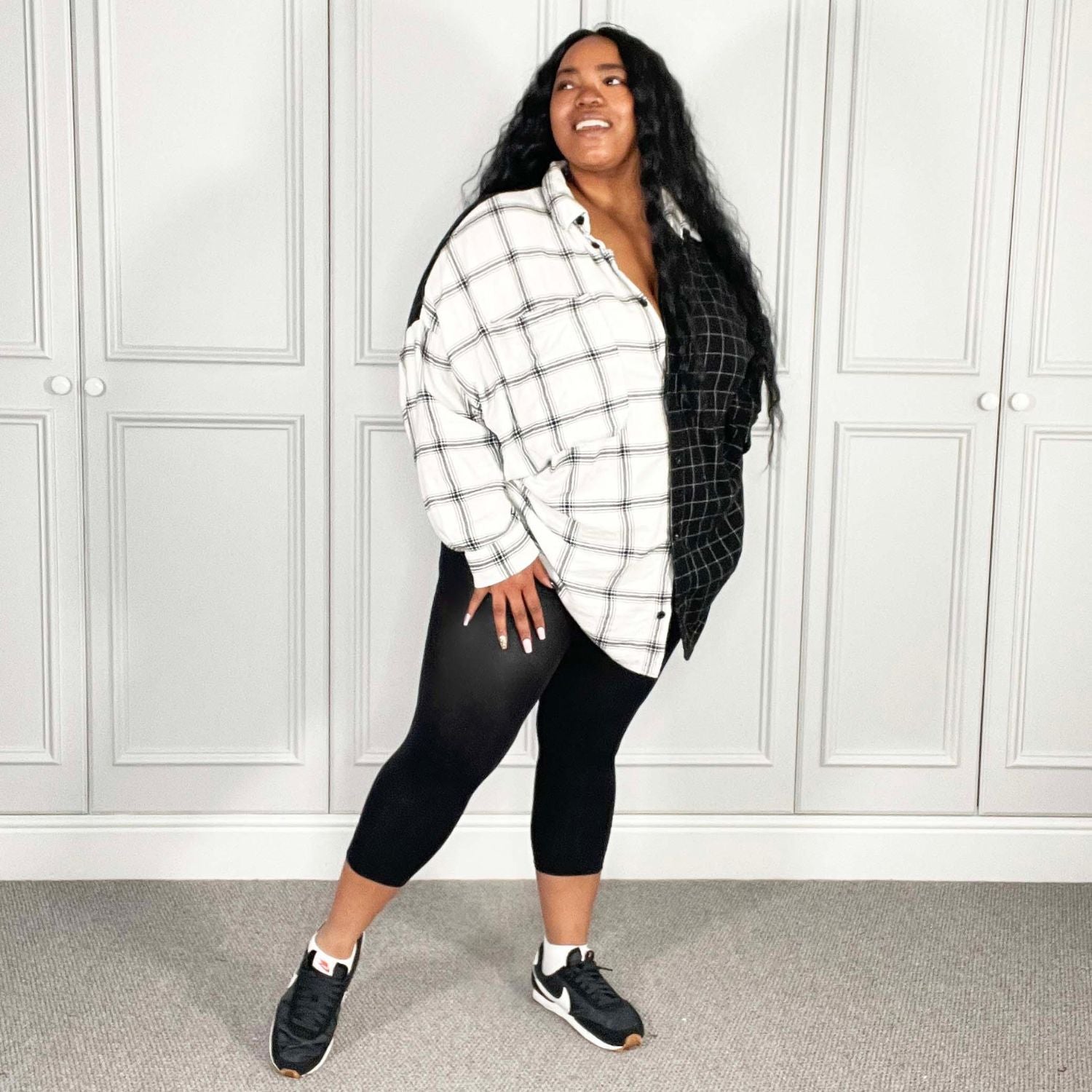 Stay Cool Capri-strømpebukser - Sort