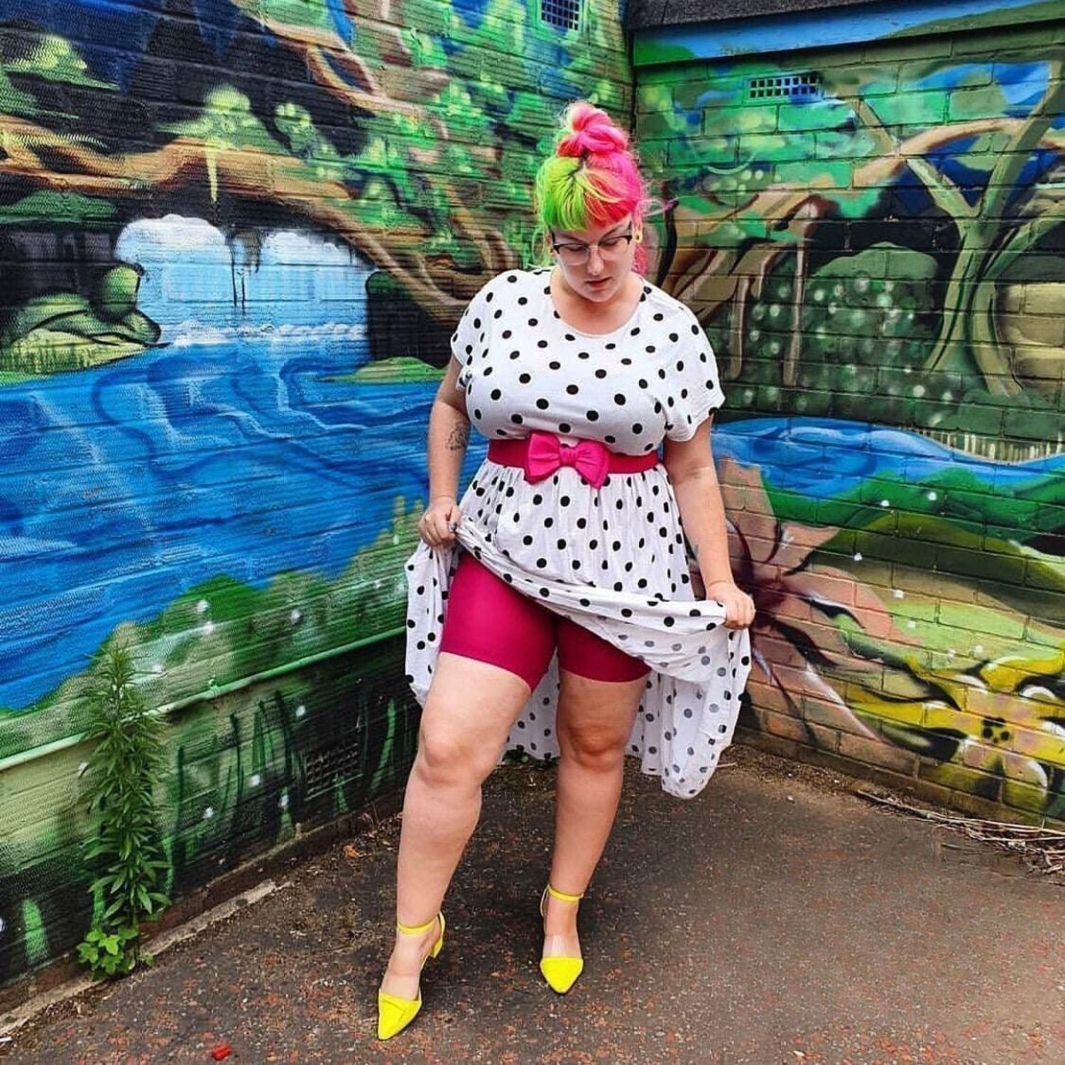 Stay Cool Chub Rub Shorts - Hindbærtærte