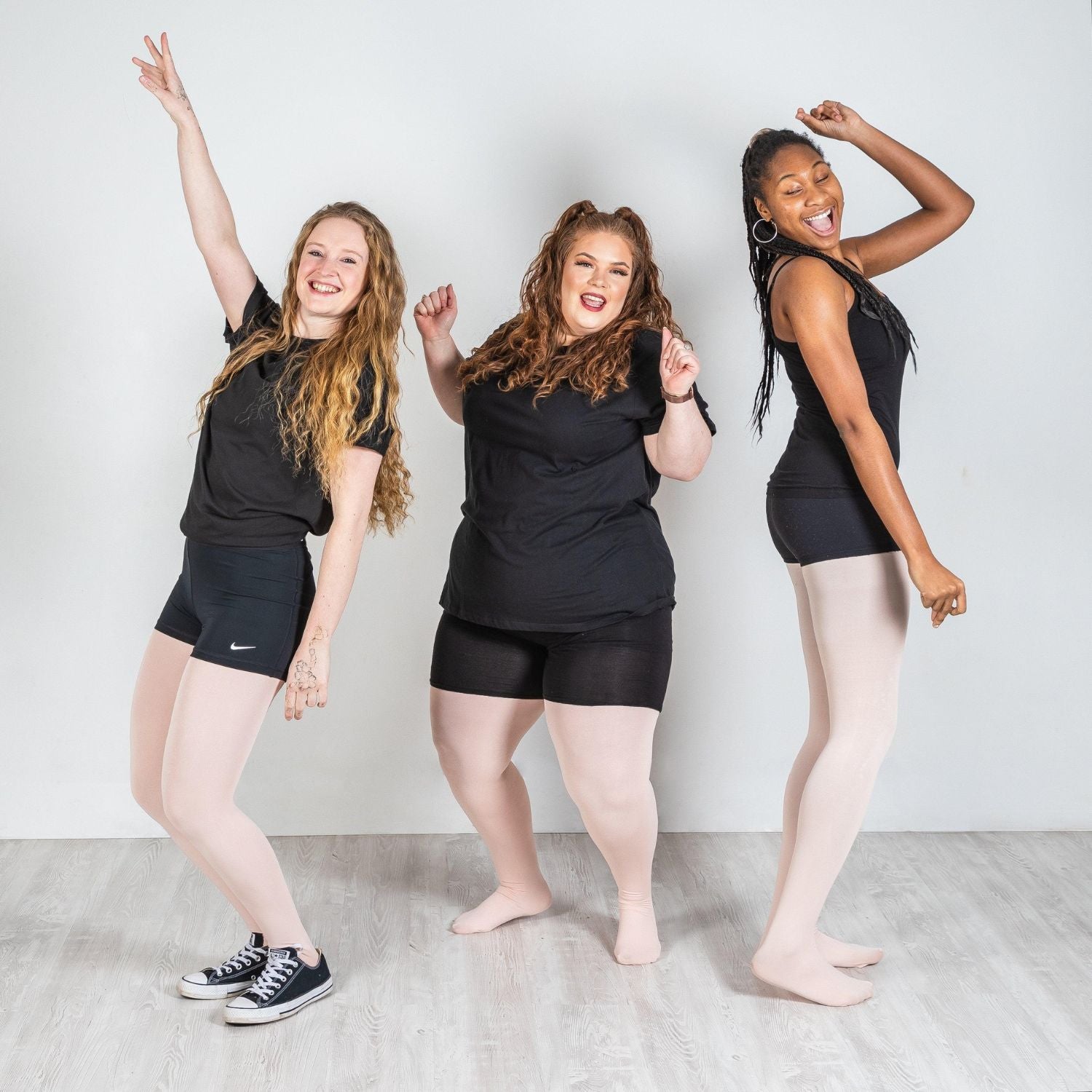 Konvertible dansetights - pink