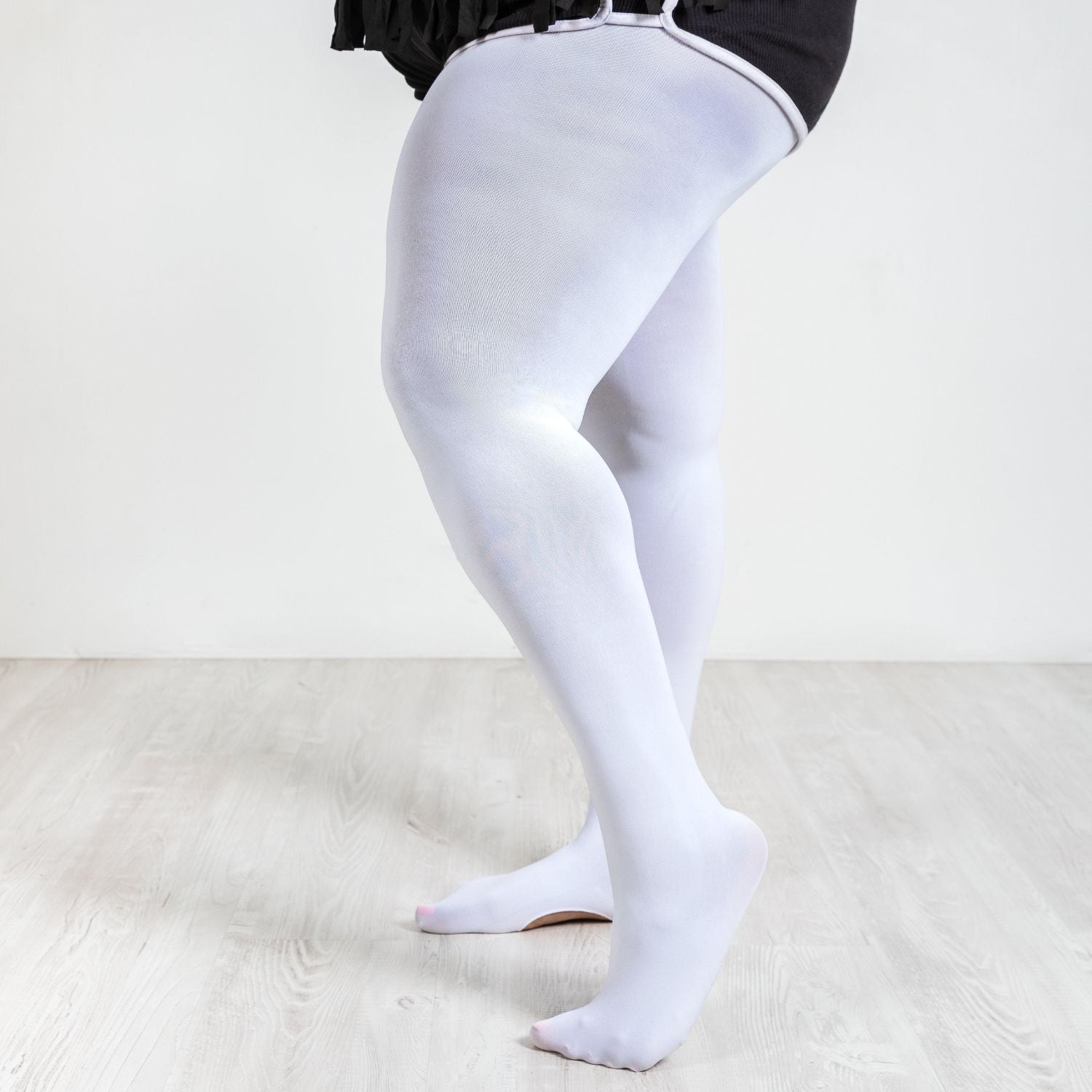 Konvertible dansetights - hvid