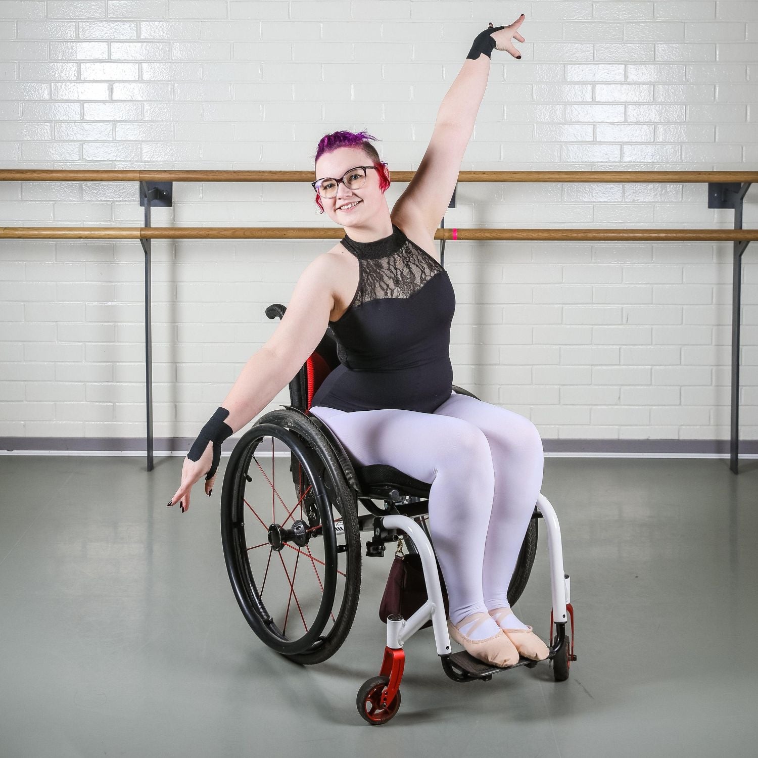 Konvertible dansetights - hvid