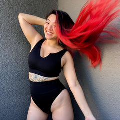 Superhøje underbukser - Sort - Snag