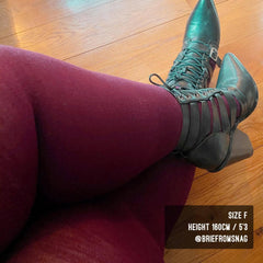 Strømpebukser - Merinould Strømpebukser - Red Velvet Cake