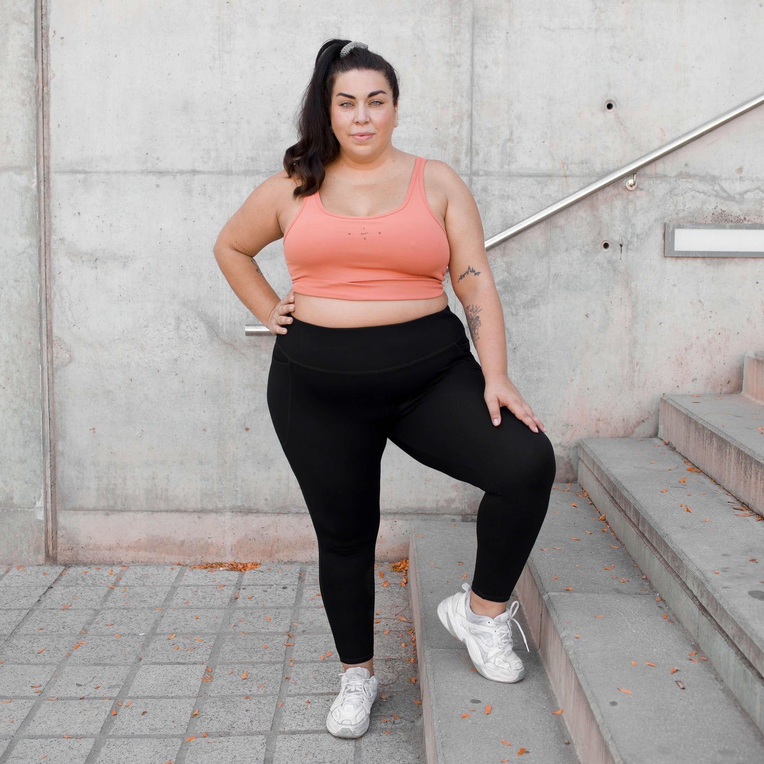 Squat Proof korte leggings - sort