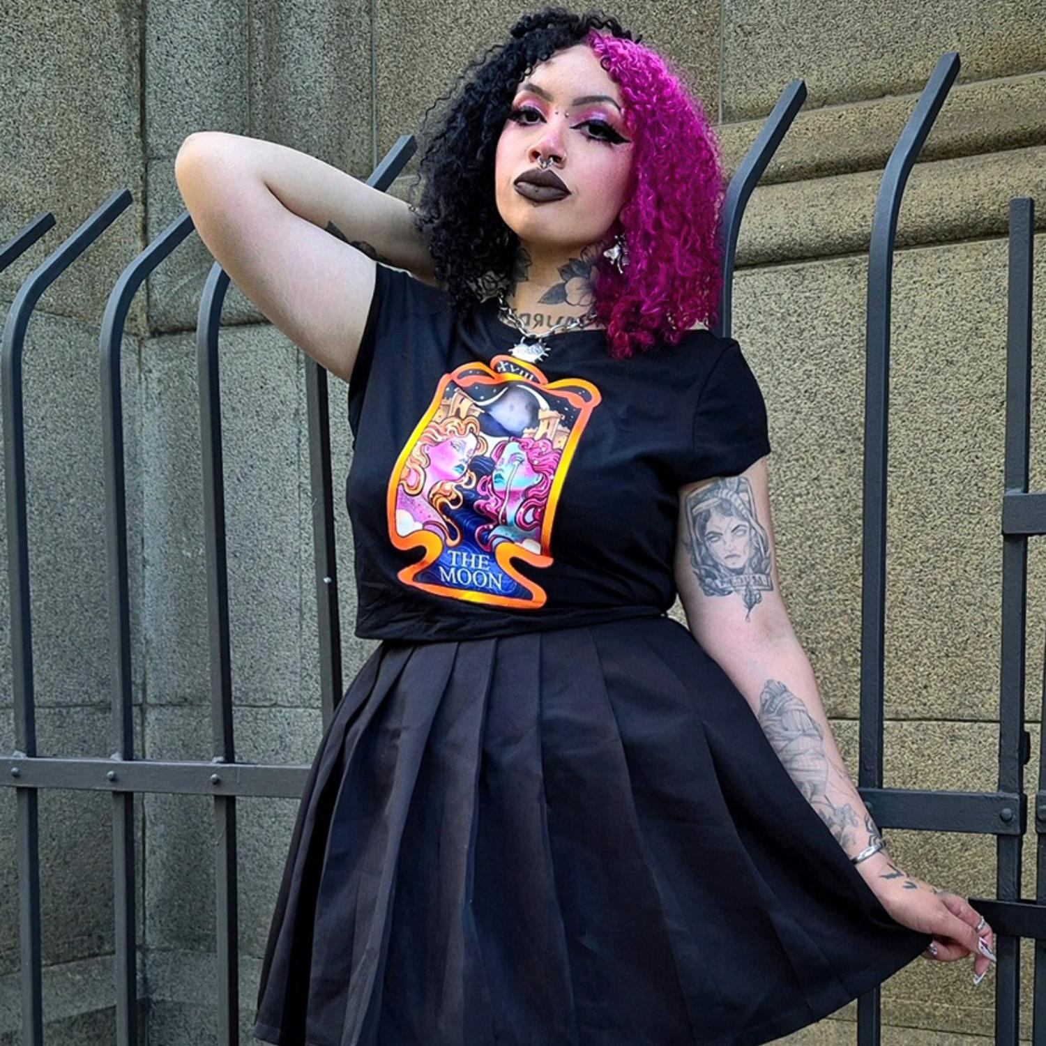 Camiseta bebé Arcanos Mayores - XVIII La Luna