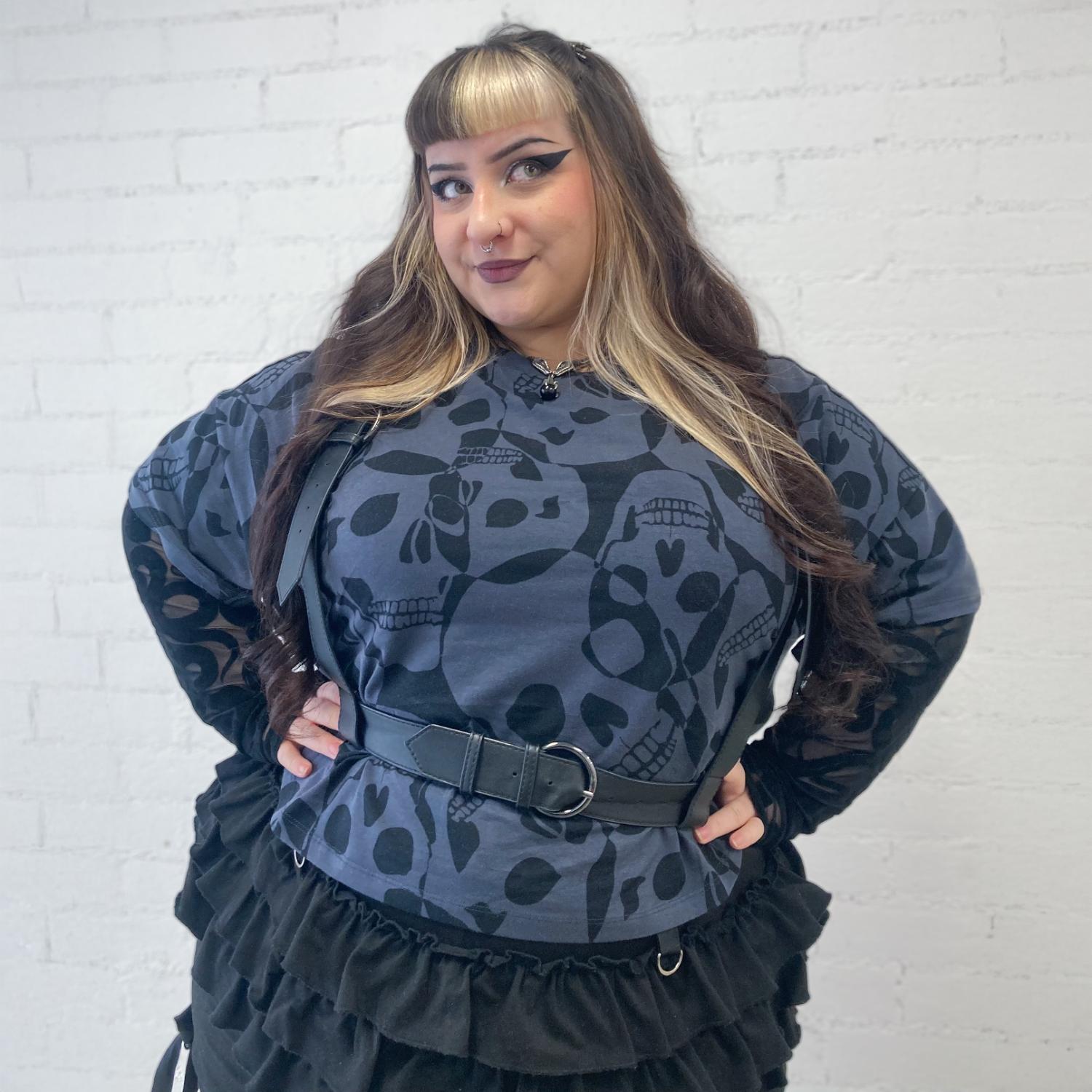 PJ Boxy Tee de algodón orgánico - Catacomb