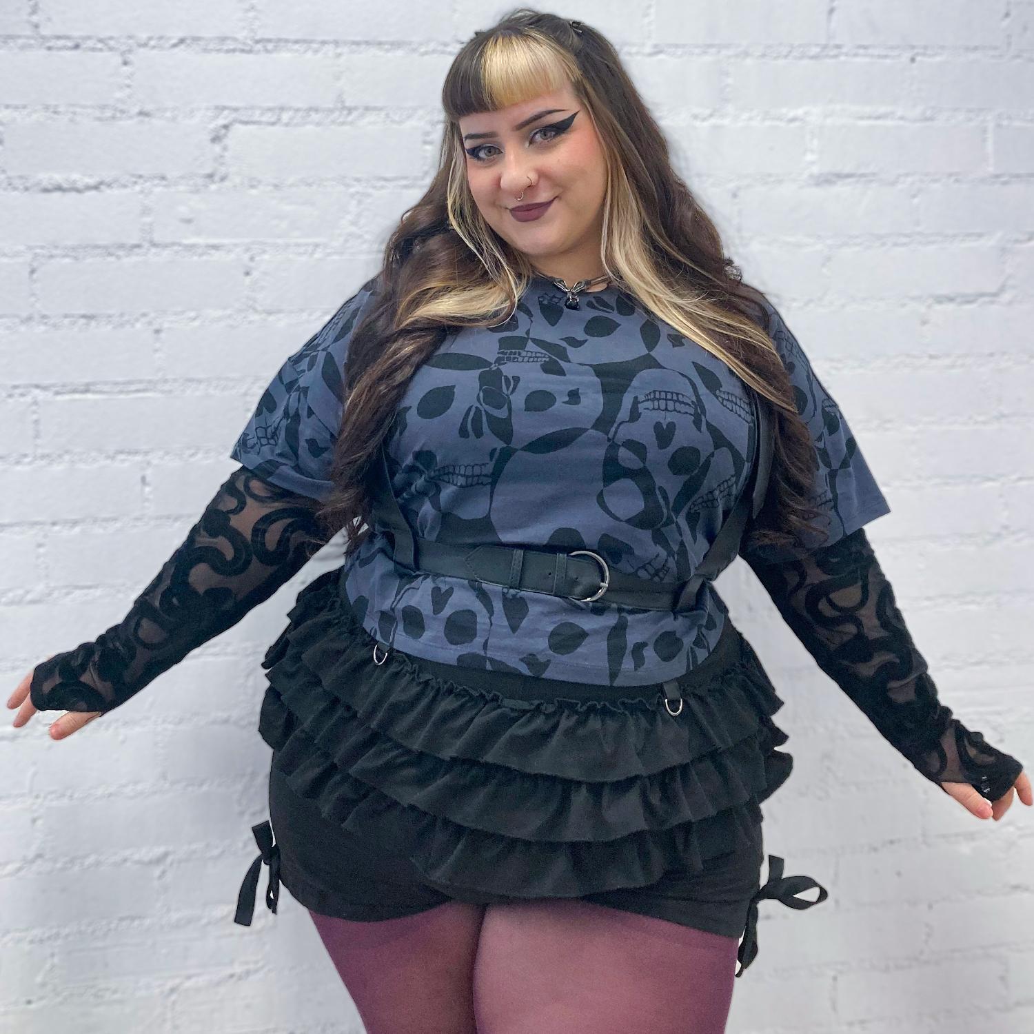 PJ Boxy Tee de algodón orgánico - Catacomb