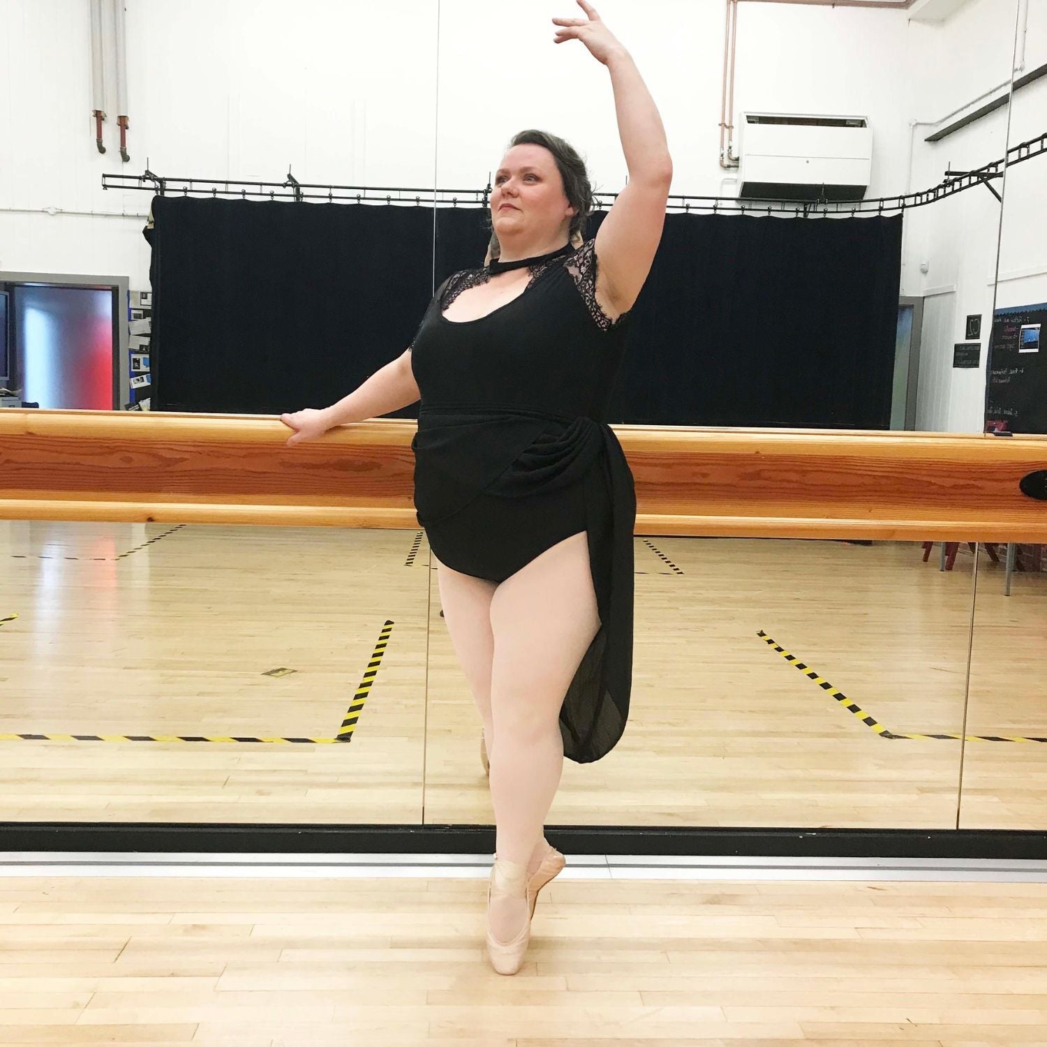 Mallas de danza convertibles - Rosa