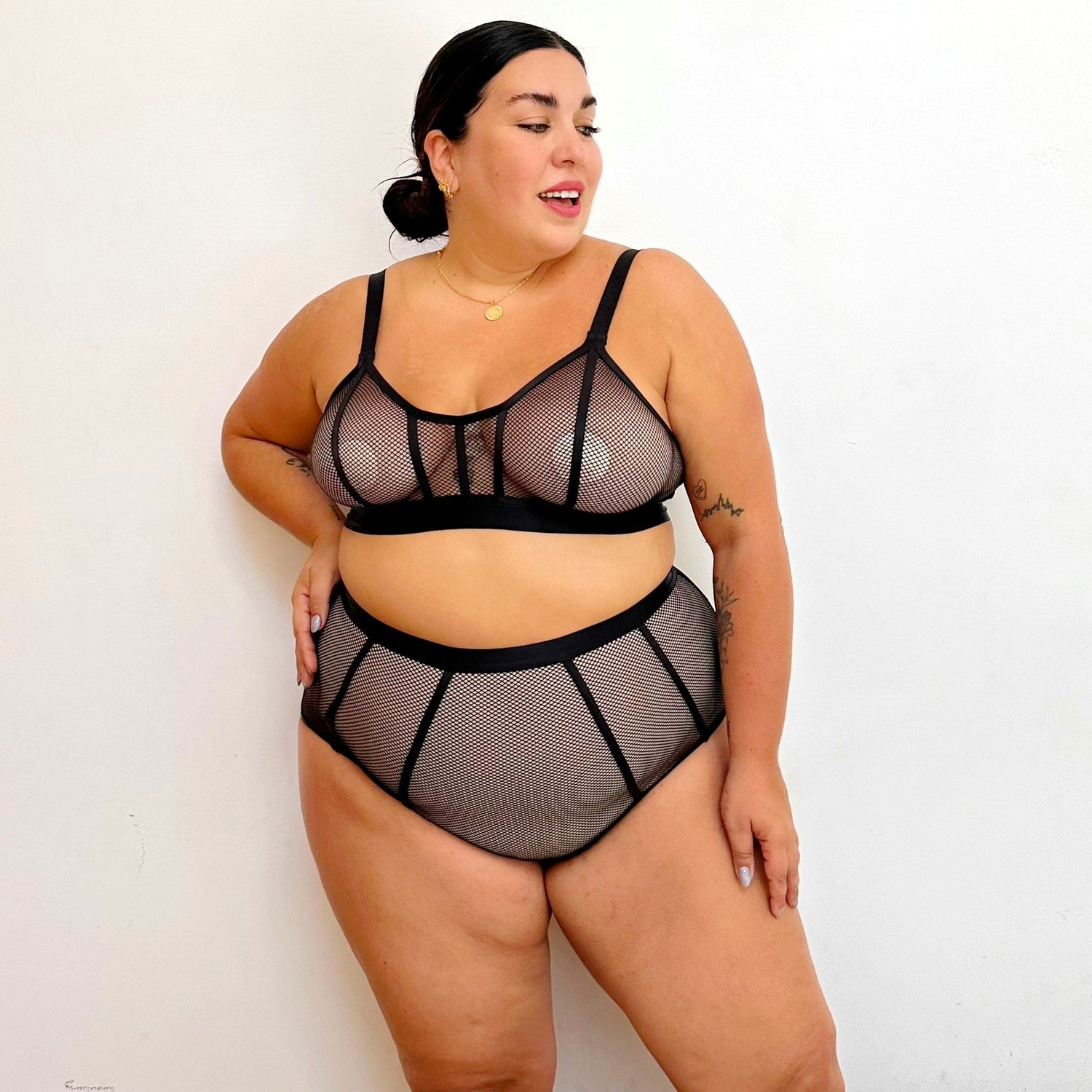 Bragas de rejilla Kitty