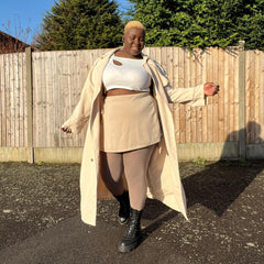 Core Tights - Mallas largas de lana merina - Sand Dollar