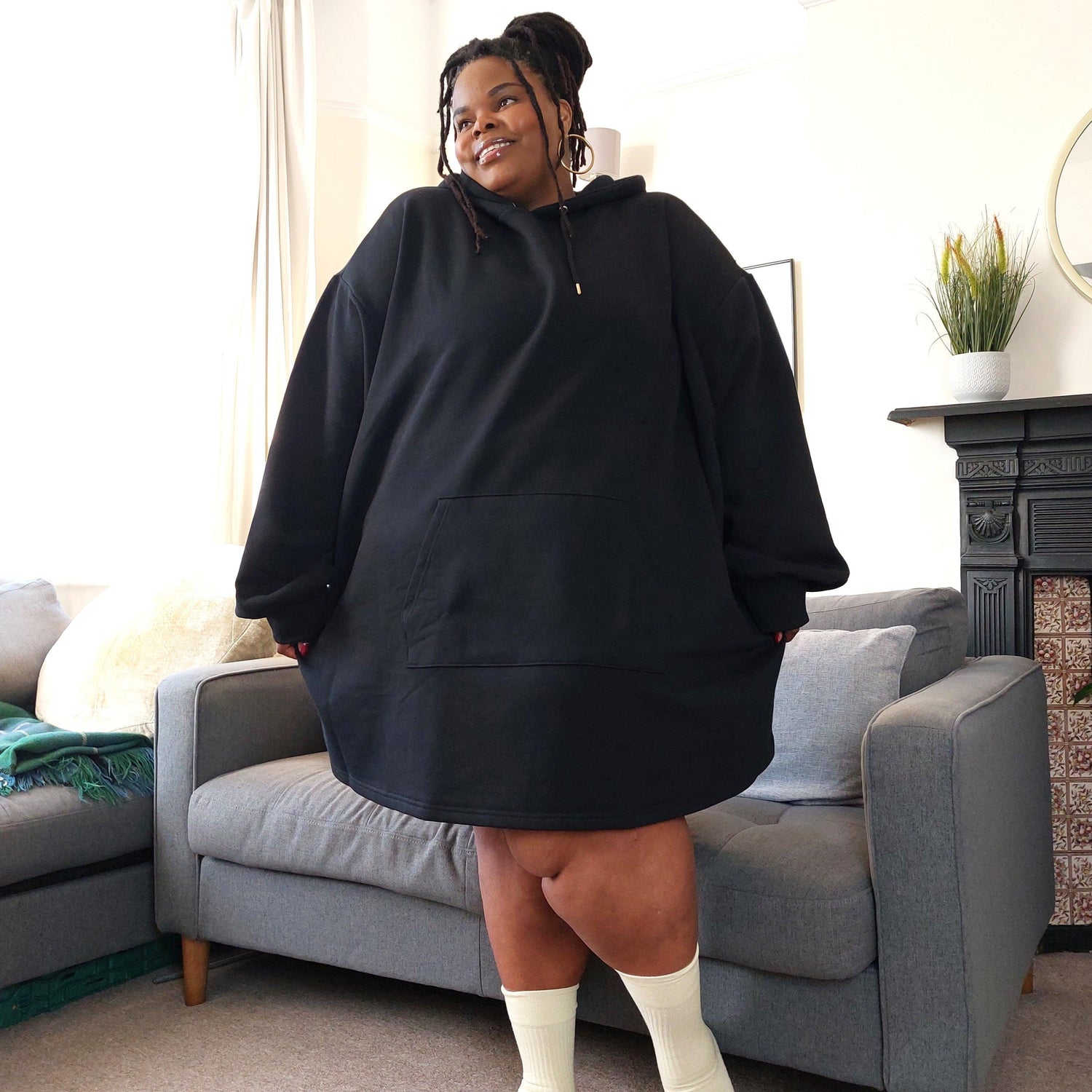 Sudadera con Capucha - Negra - Snag