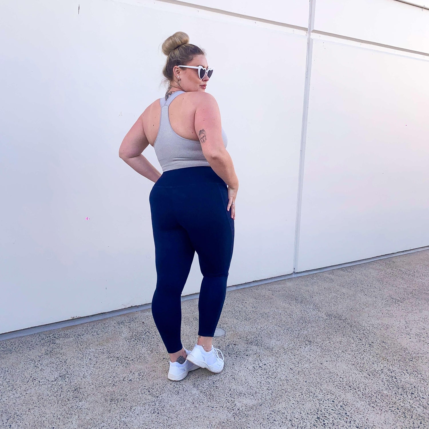 Mallas largas Squat Proof - Azul marino