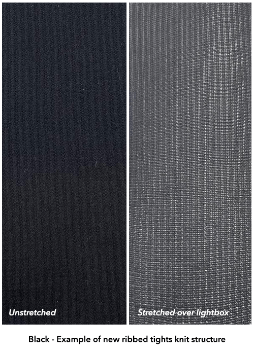 Ionic Ribbed sukkahousut - Musta