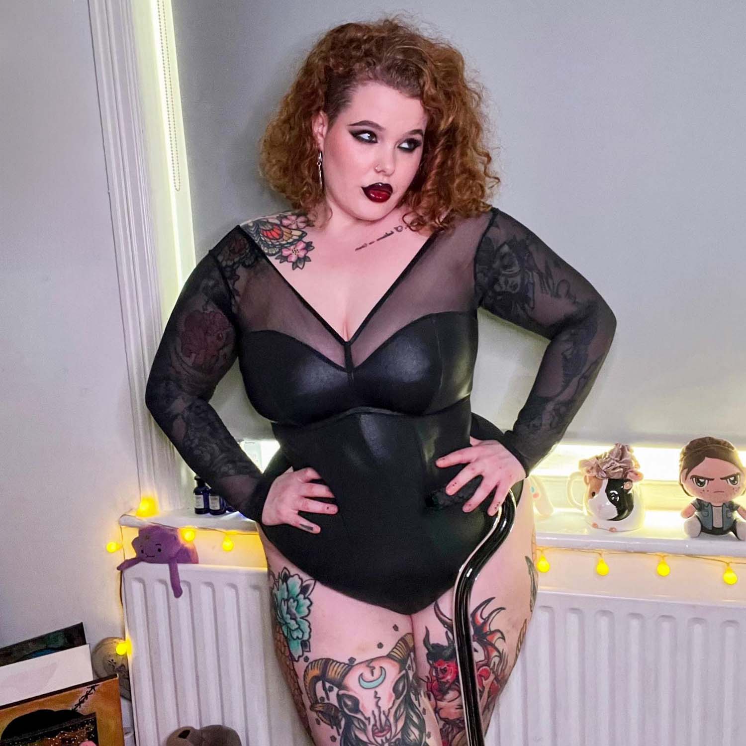 Sirenin tekonahkainen bodysuit
