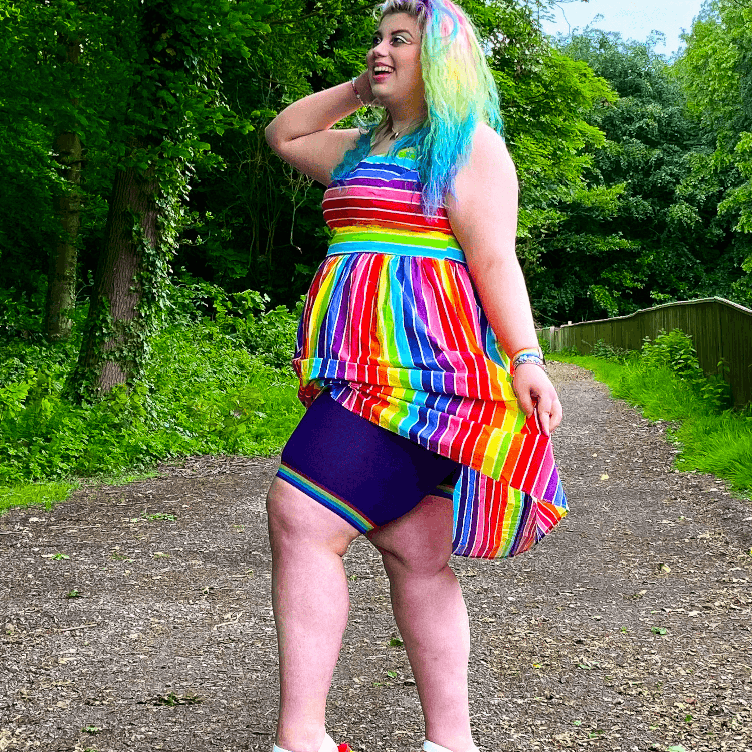 Stay Cool Chub Rub Shortsit - Pride - Human Nature
