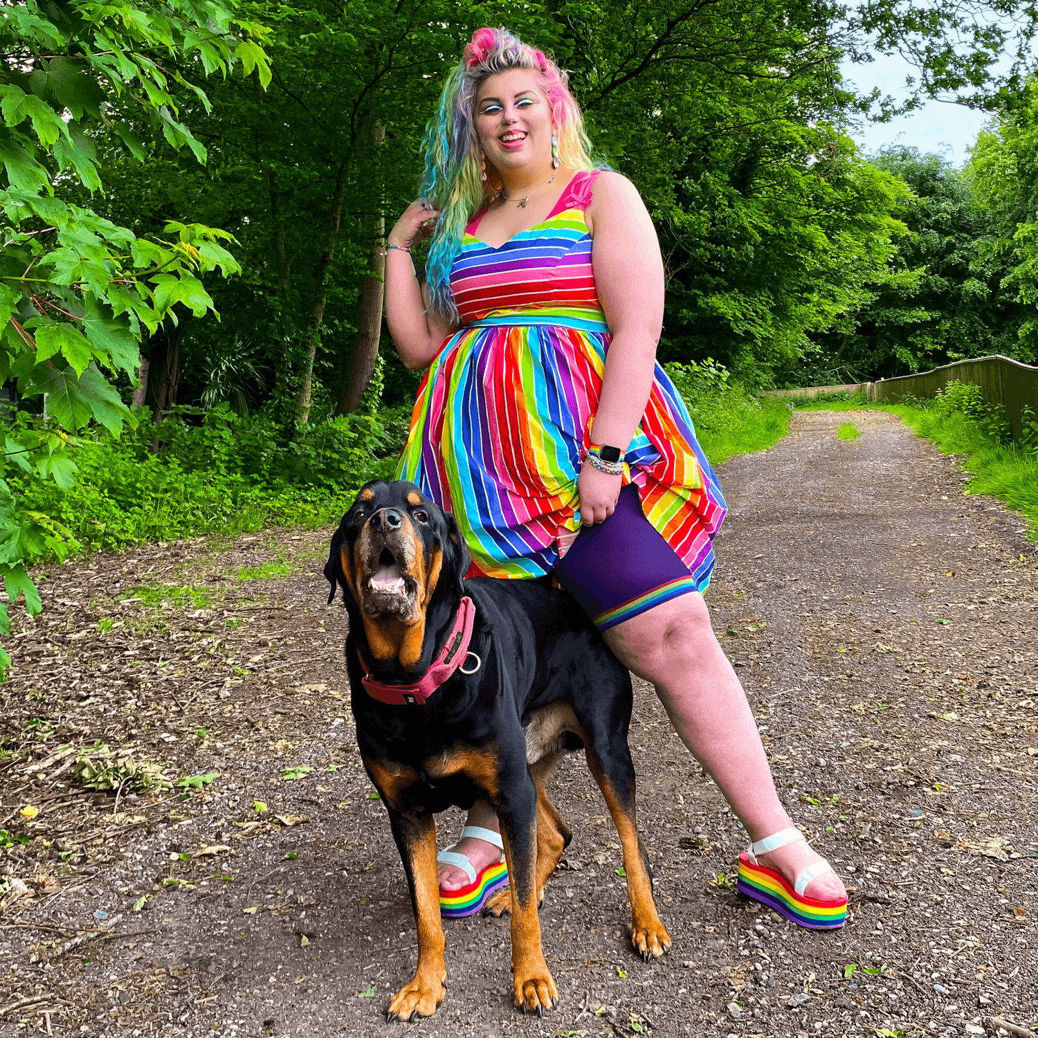 Stay Cool Chub Rub Shortsit - Pride - Human Nature