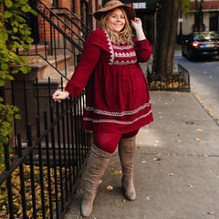 80 Denier sukkahousut - Burgundy - Snag