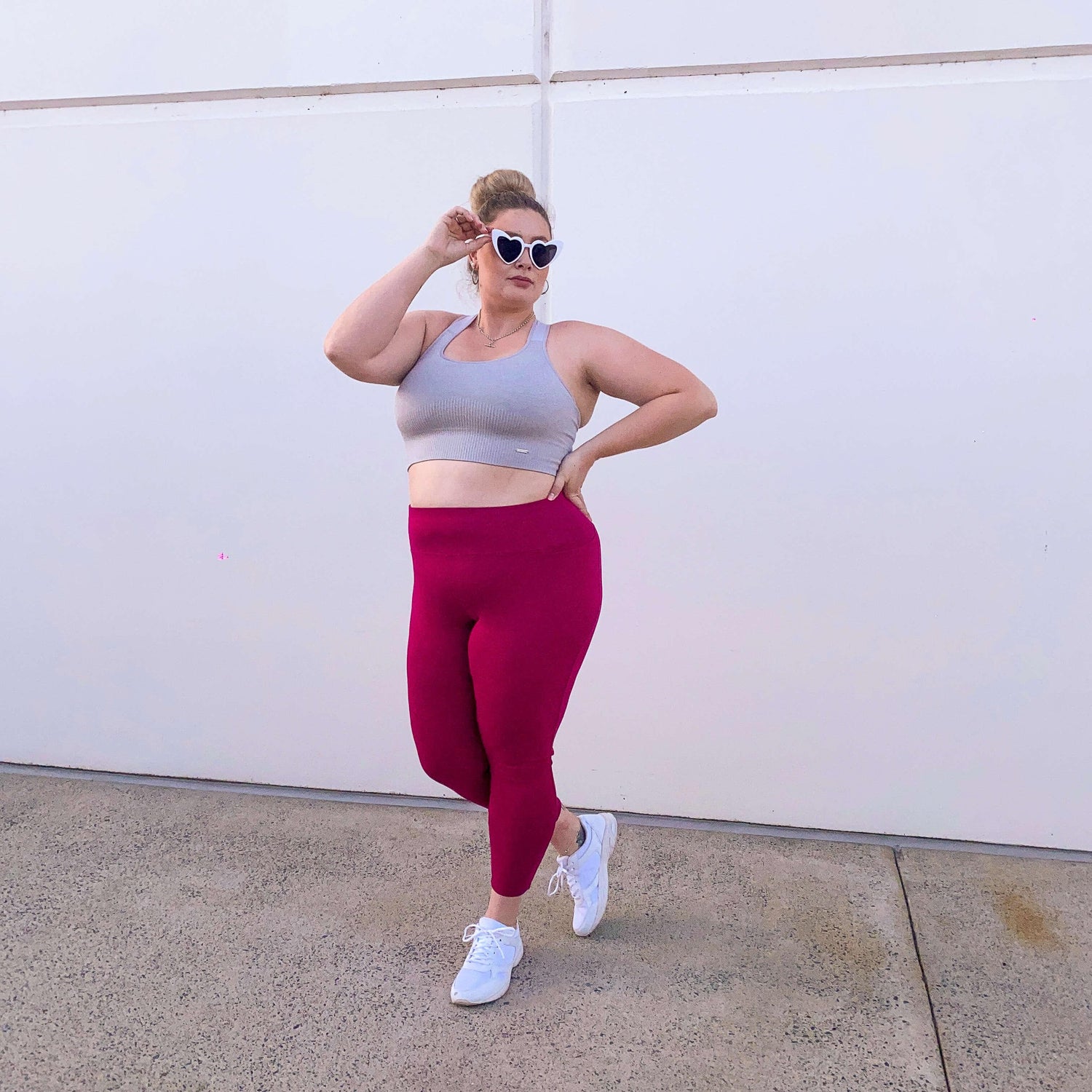 Squat Proof Long Leggingsit - Vadelma Pie
