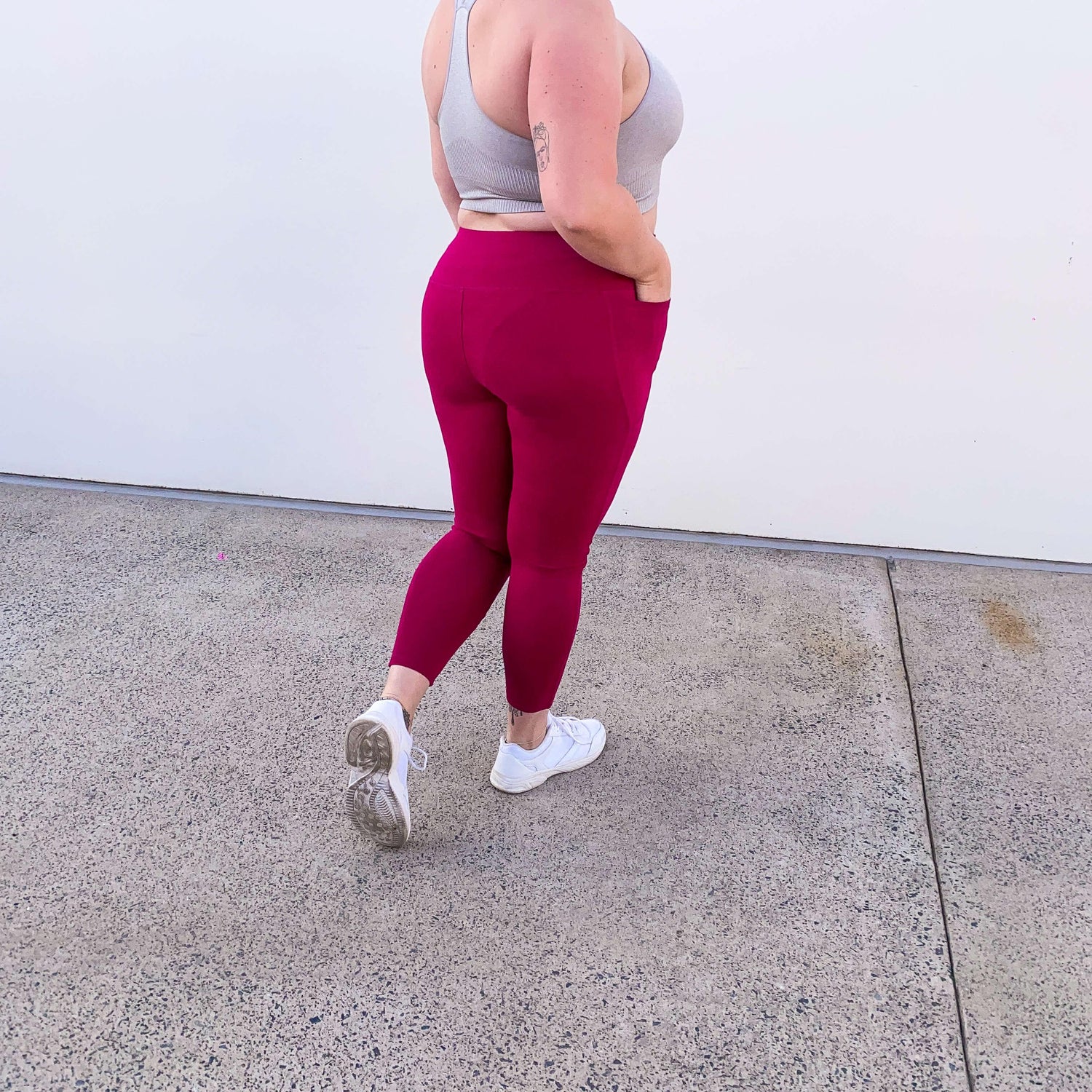 Squat Proof Long Leggingsit - Vadelma Pie