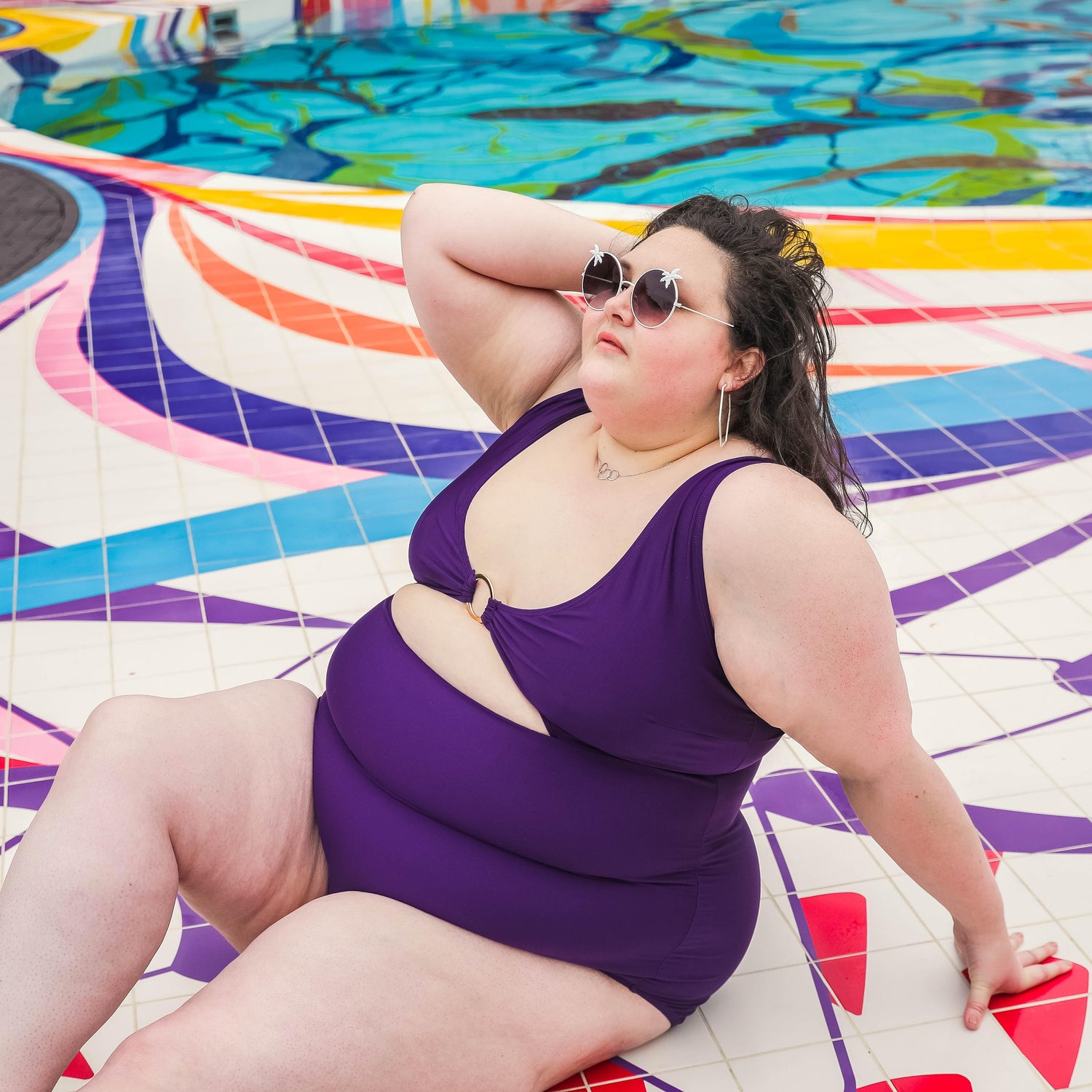 Wax on, Wax off uimapuku - violetti