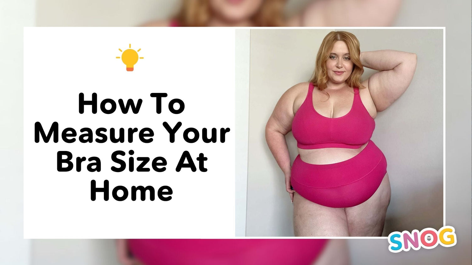 Comment mesurer ma taille de soutien-gorge à la maison ? - Snag