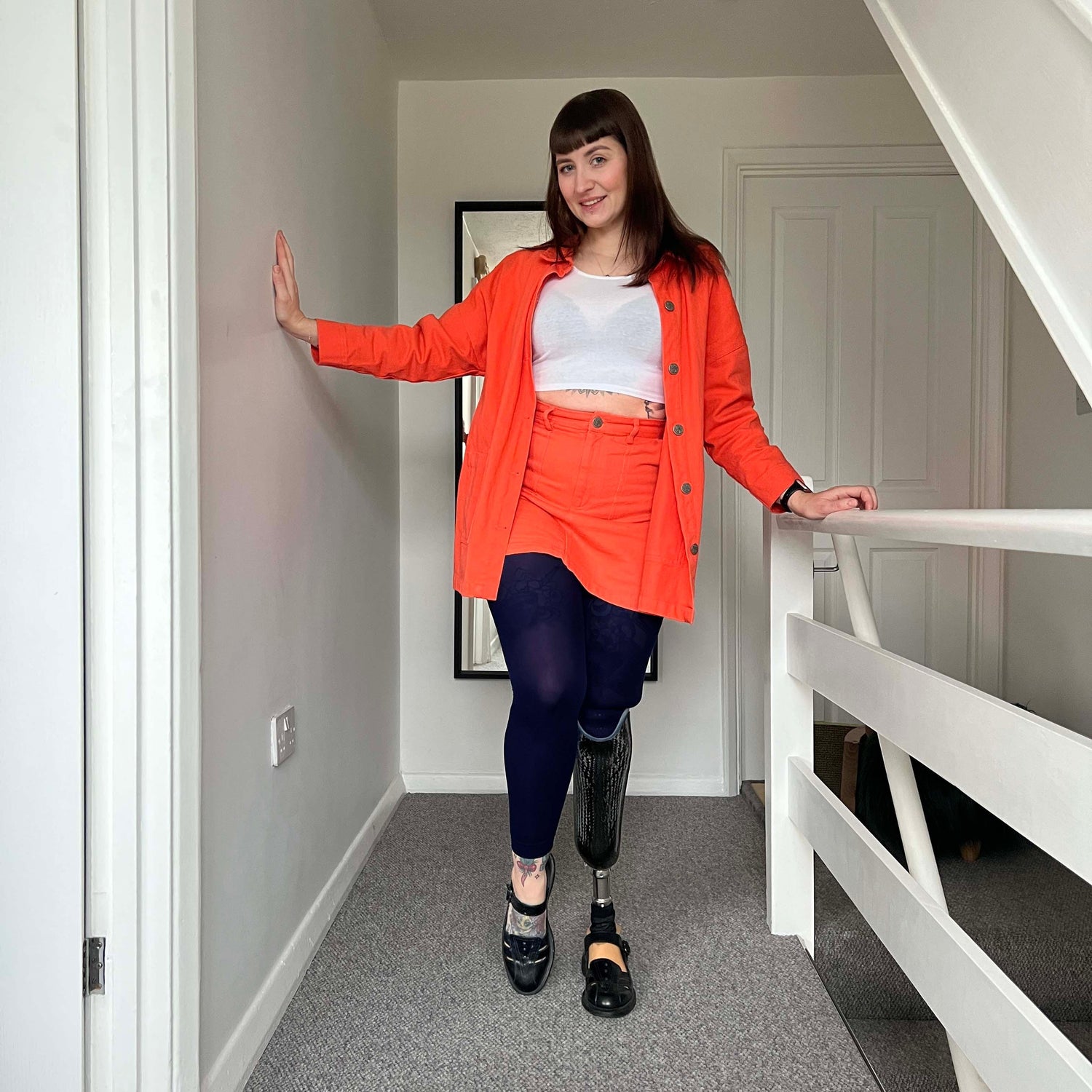 Collants sans pieds - Marine