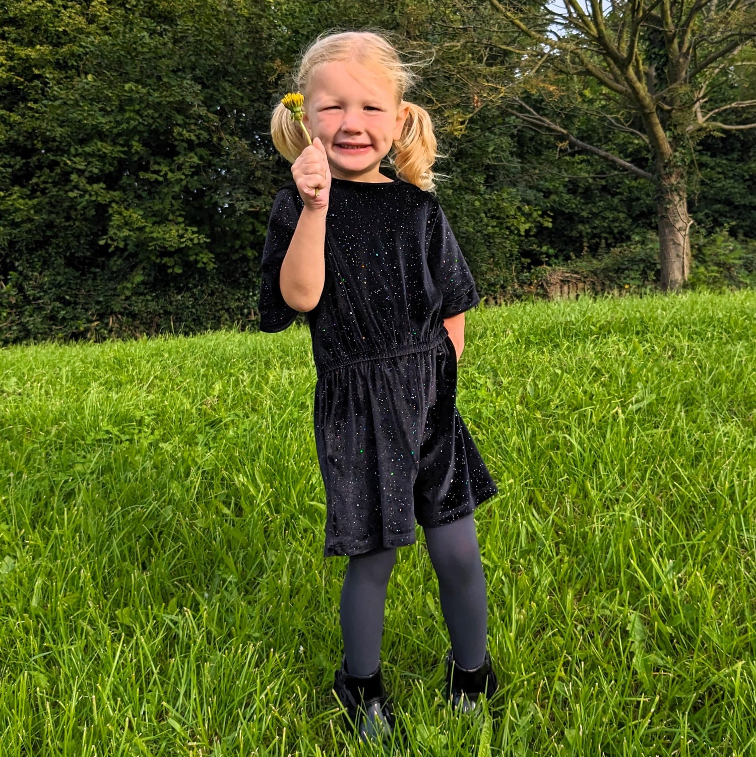 Collants pour enfants - Gris ardoise