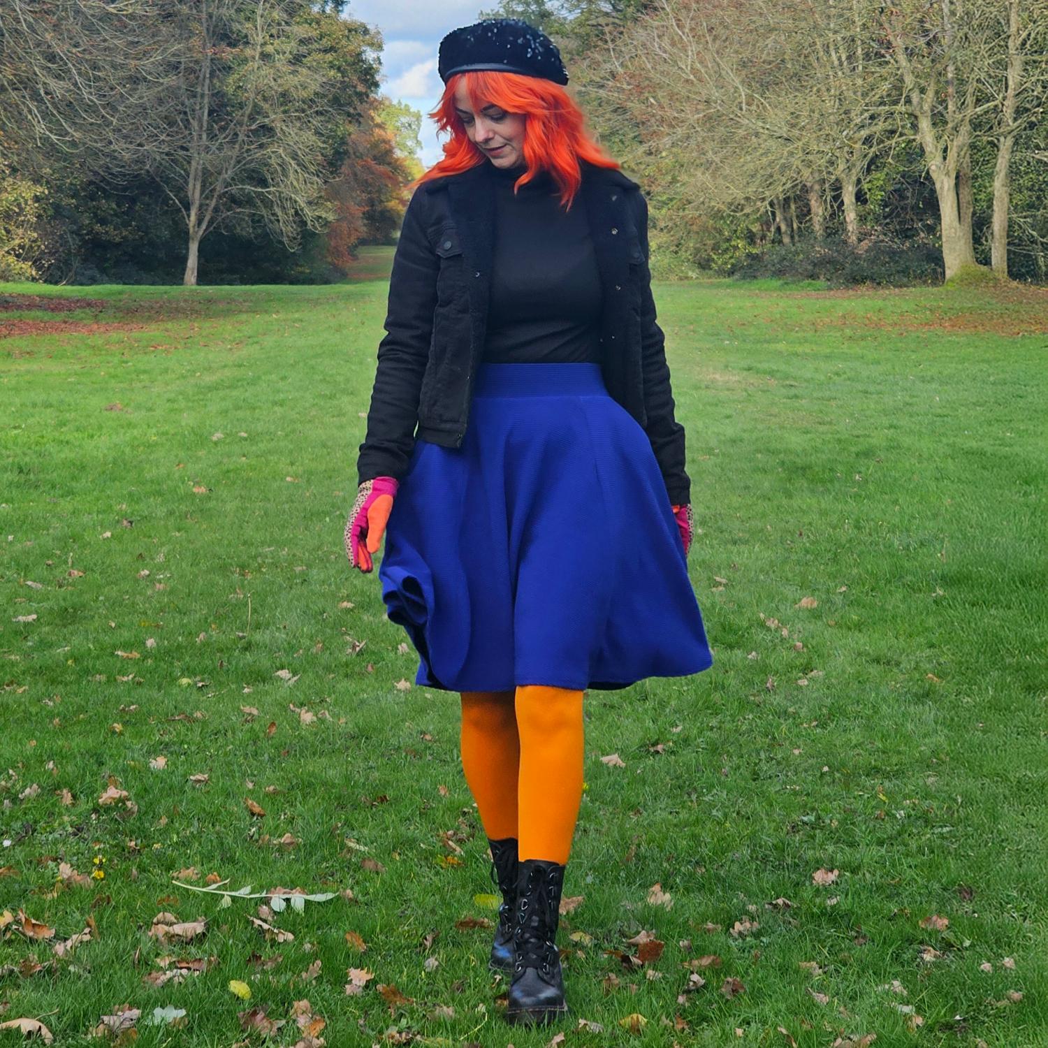 Jupe évasée pour ottomane - Aretha