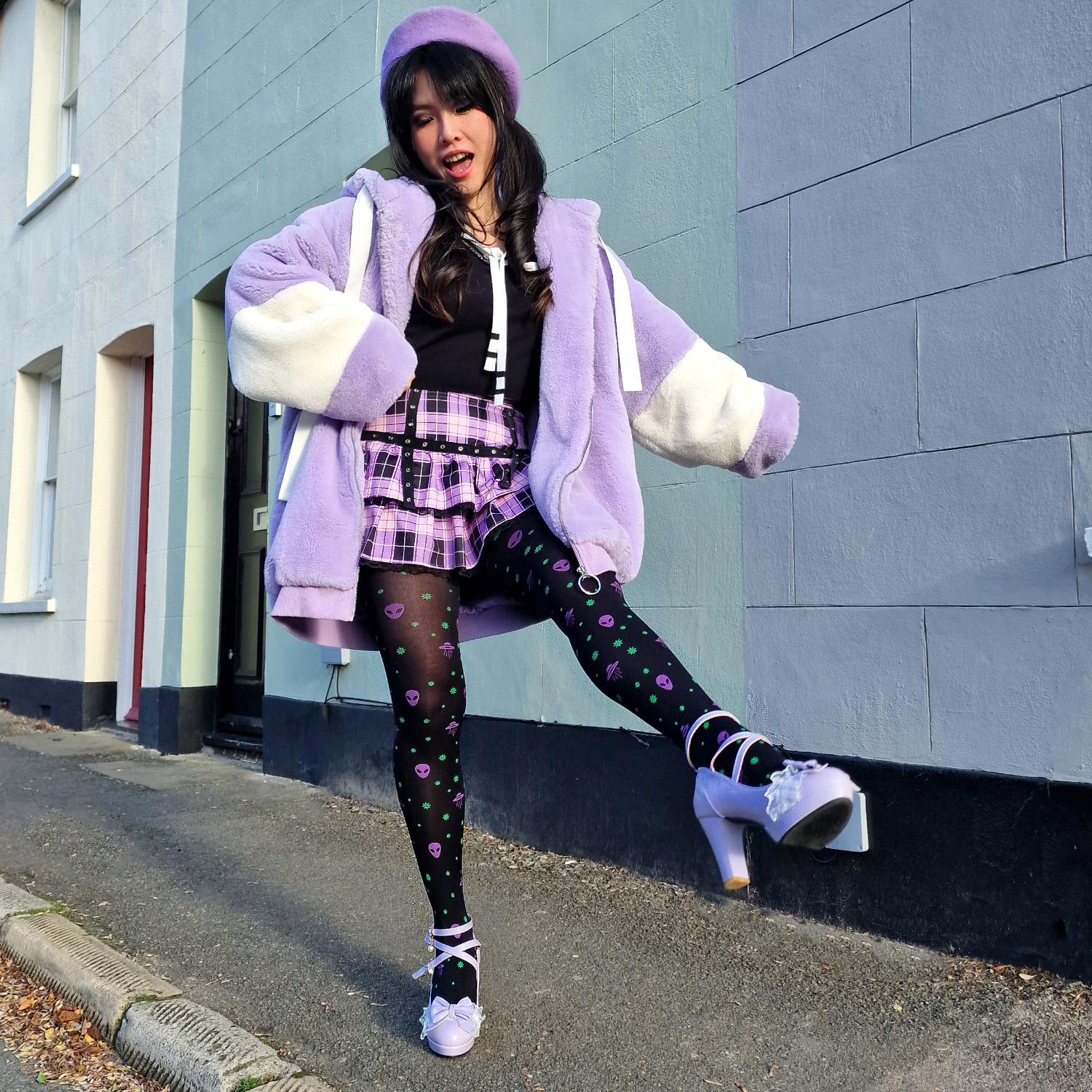 Collants opaques 80 deniers - Aliens