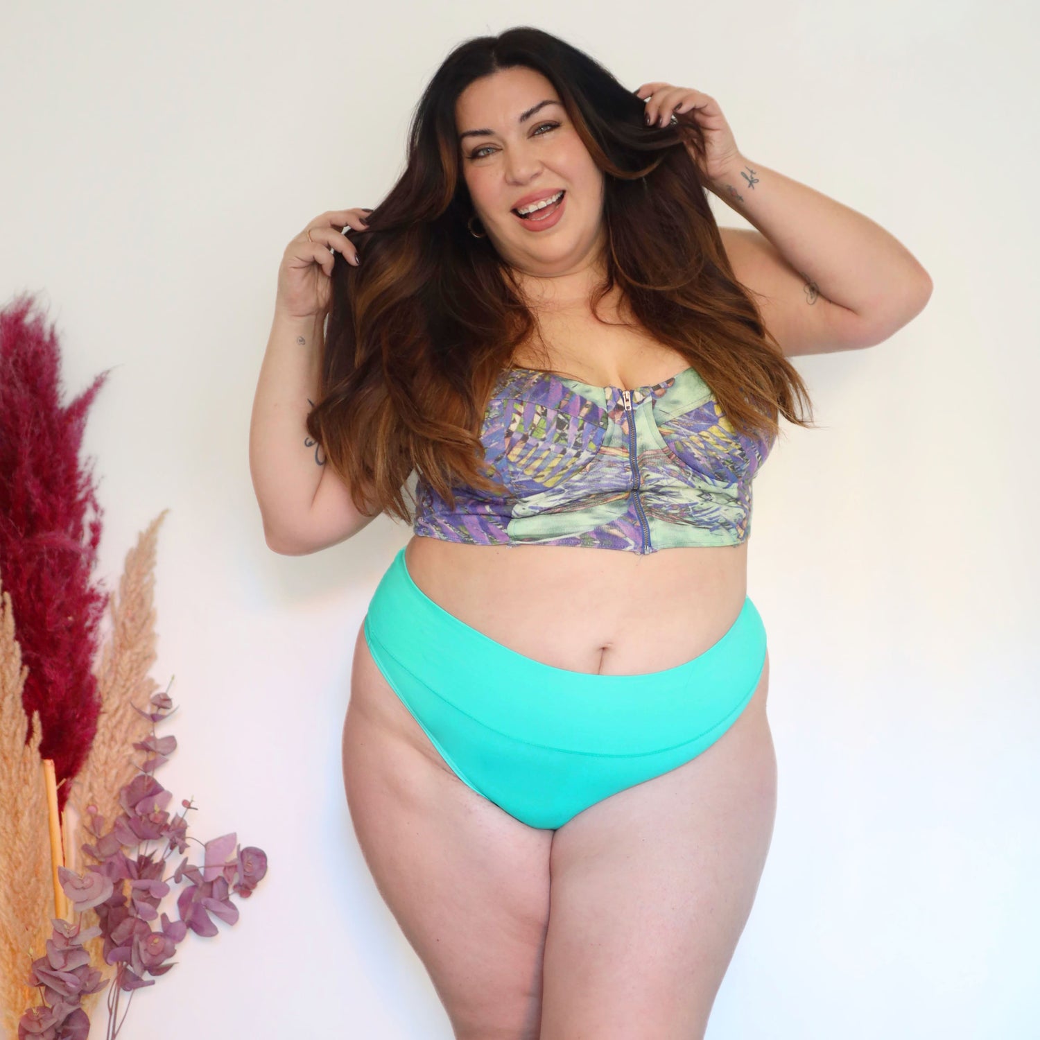 String en coton biologique - Menthe