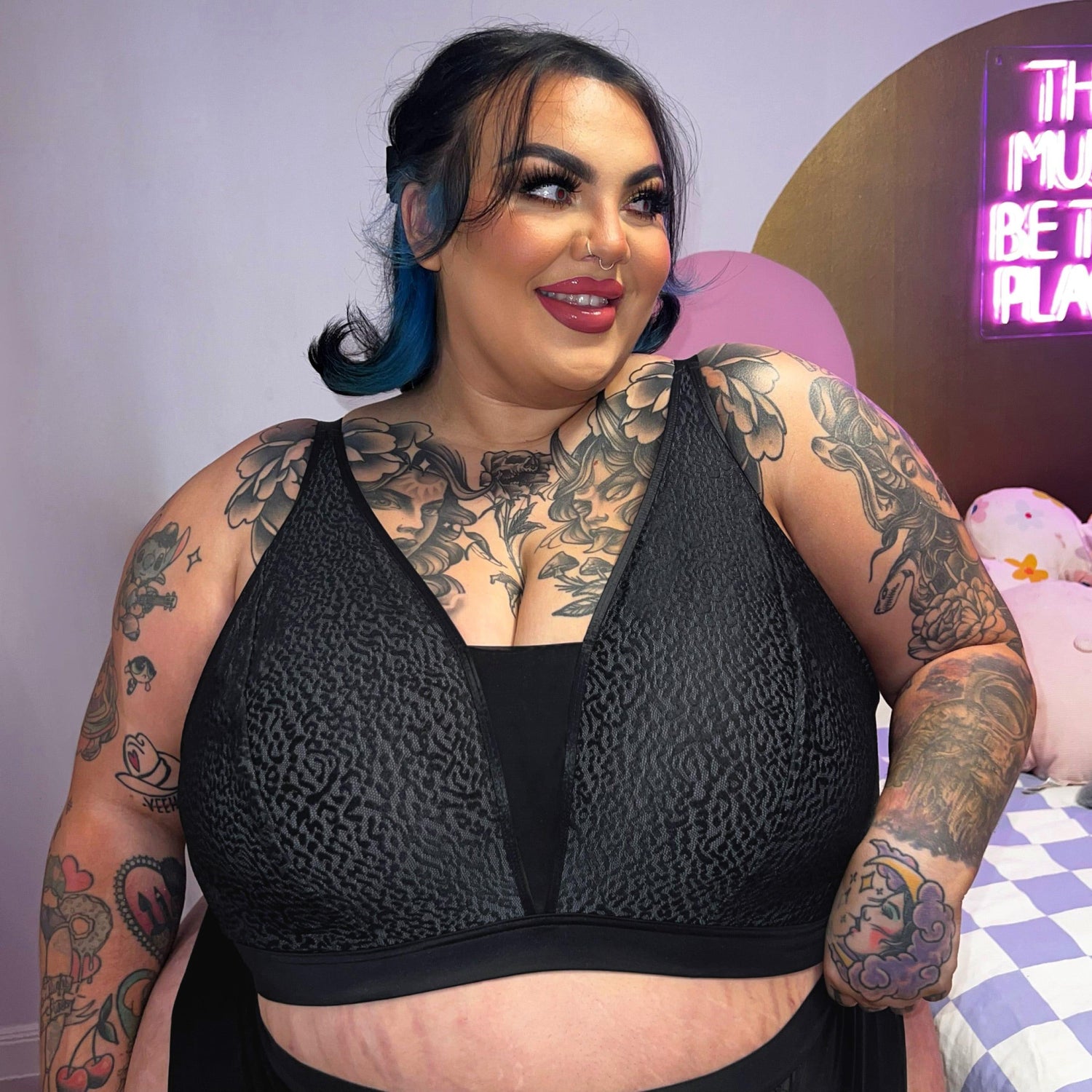 Soutien-gorge en léopard