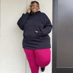 Longline Hoodie - Noir - Snag